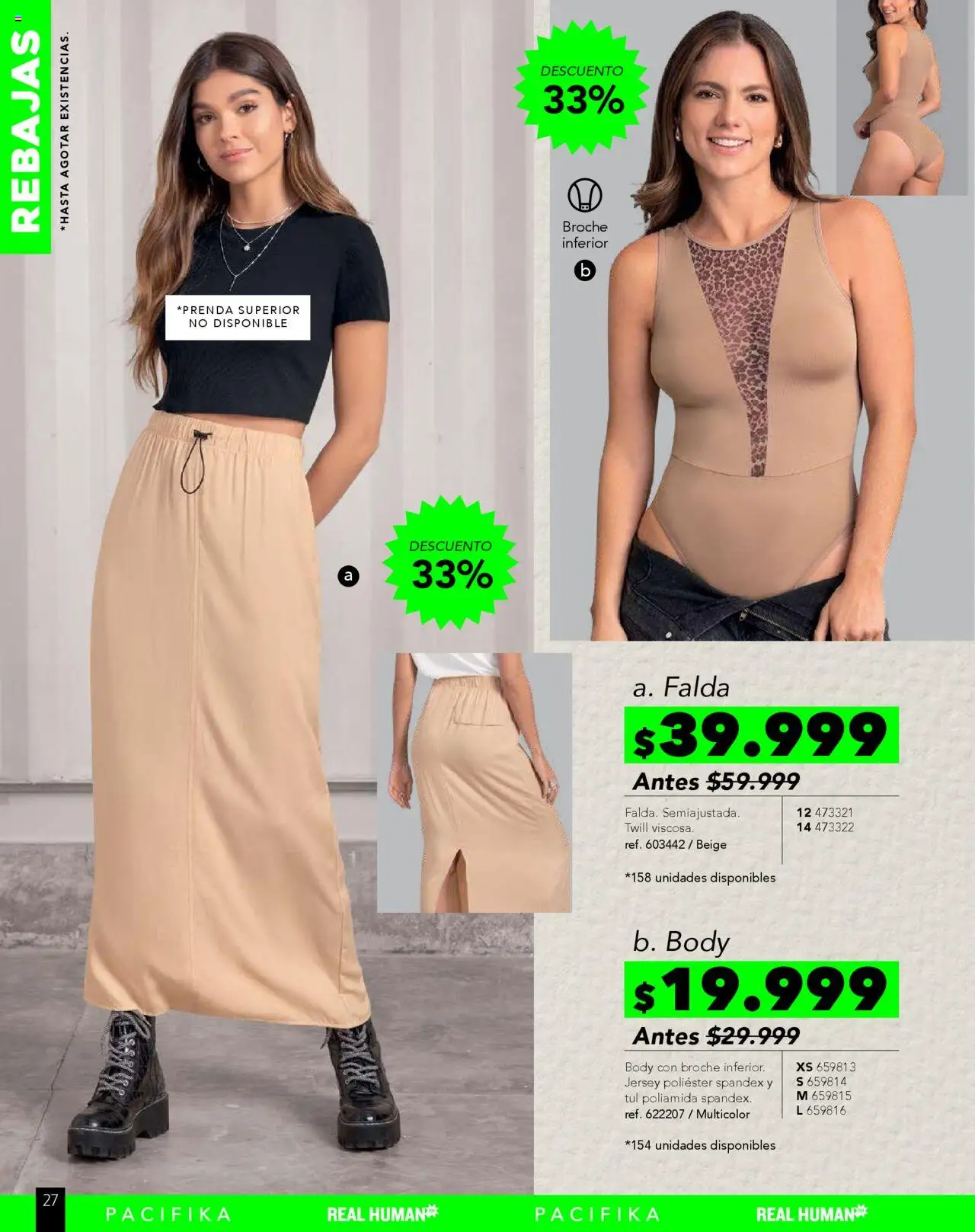 Pacifika revista - valida desde el 01.08.2025 | Página: 223 | Productos: Falda, Body