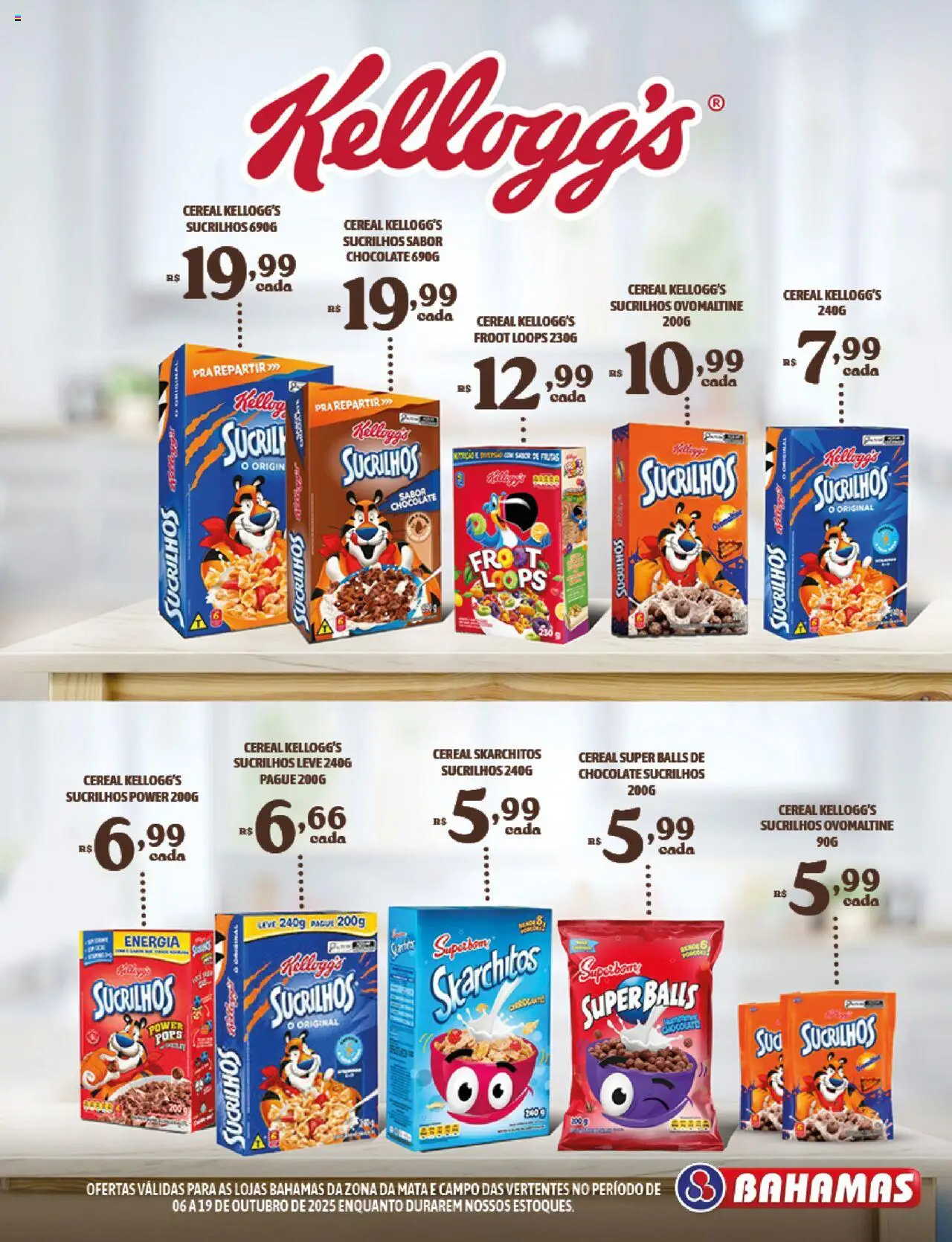 Bahamas Supermercados Folheto - válido de 06.10.2025 | Página: 5 | Produtos: Chocolate, Sucrilhos