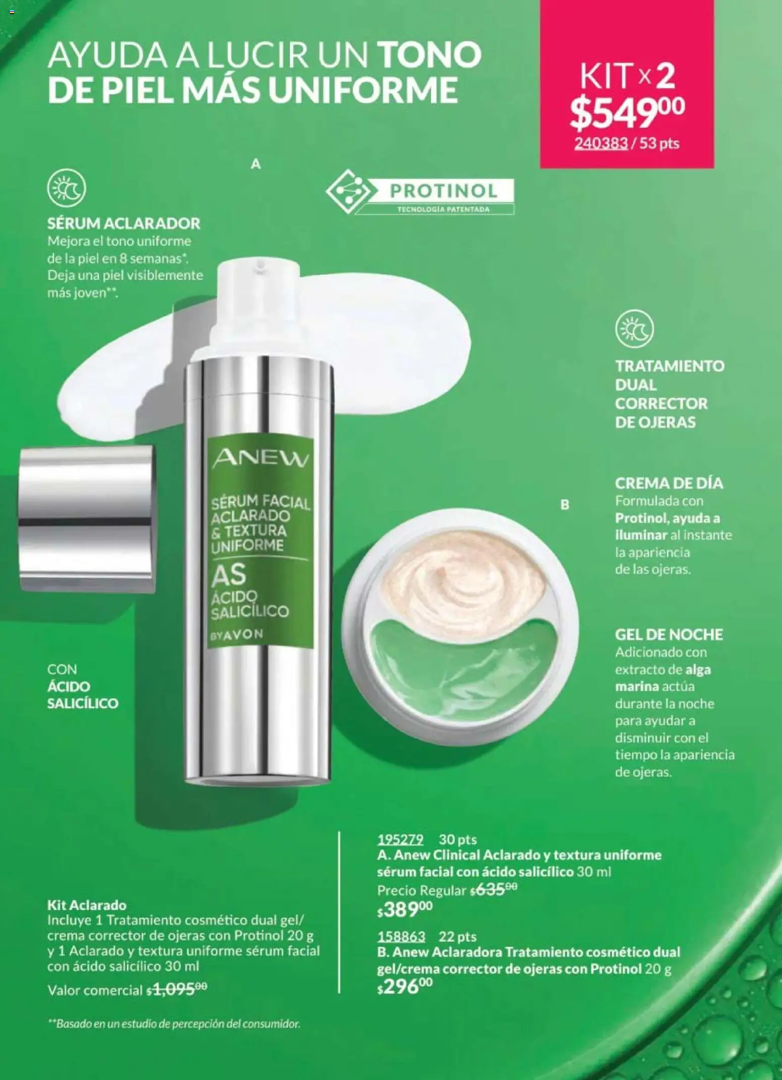 Nuevas ofertas de AVON válidas en toda la República Mexicana desde el 30.01.2026. ¡Encuentra las mejores ofertas en AVON campaña 3 2026! | Página: 145 | Productos: Serum, Crema, Corrector de ojeras, Corrector