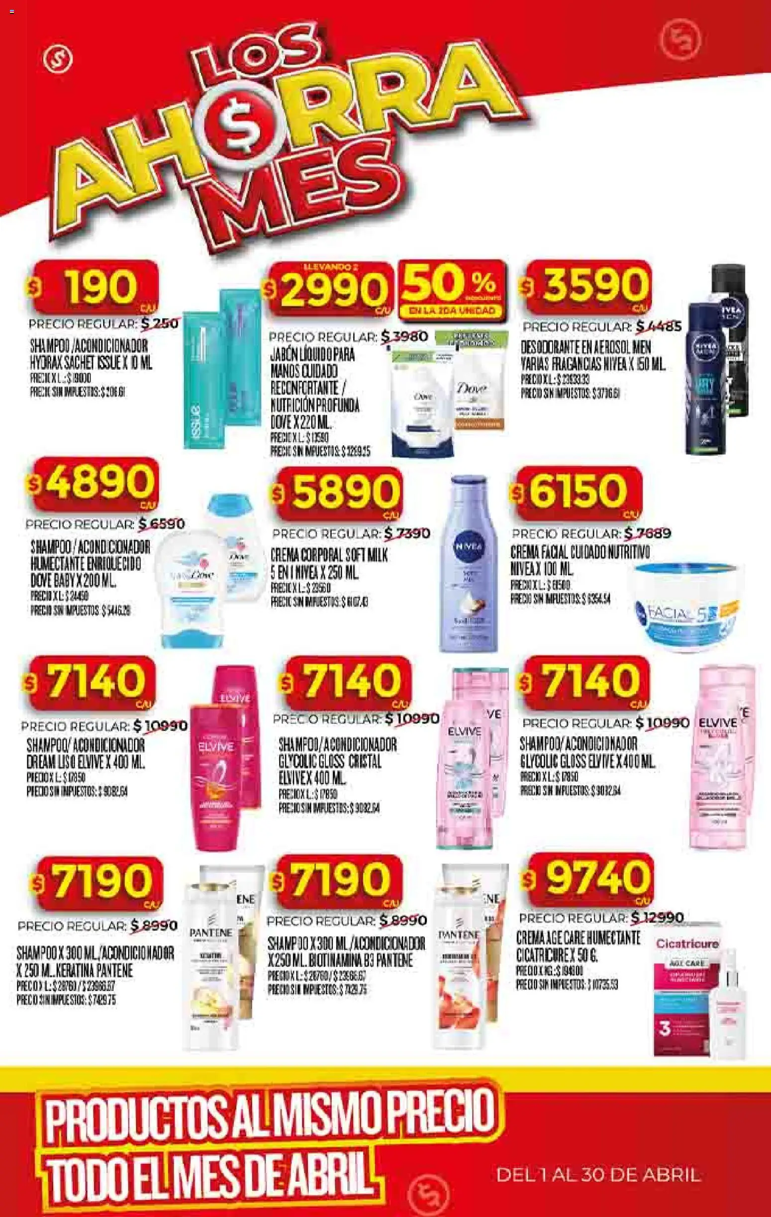 Dia - Ofertas - LOS AHORRA │ válido desde el 01.04.2026 | Página: 14 | Productos: Jabón líquido, Acondicionador, Jabón, Crema