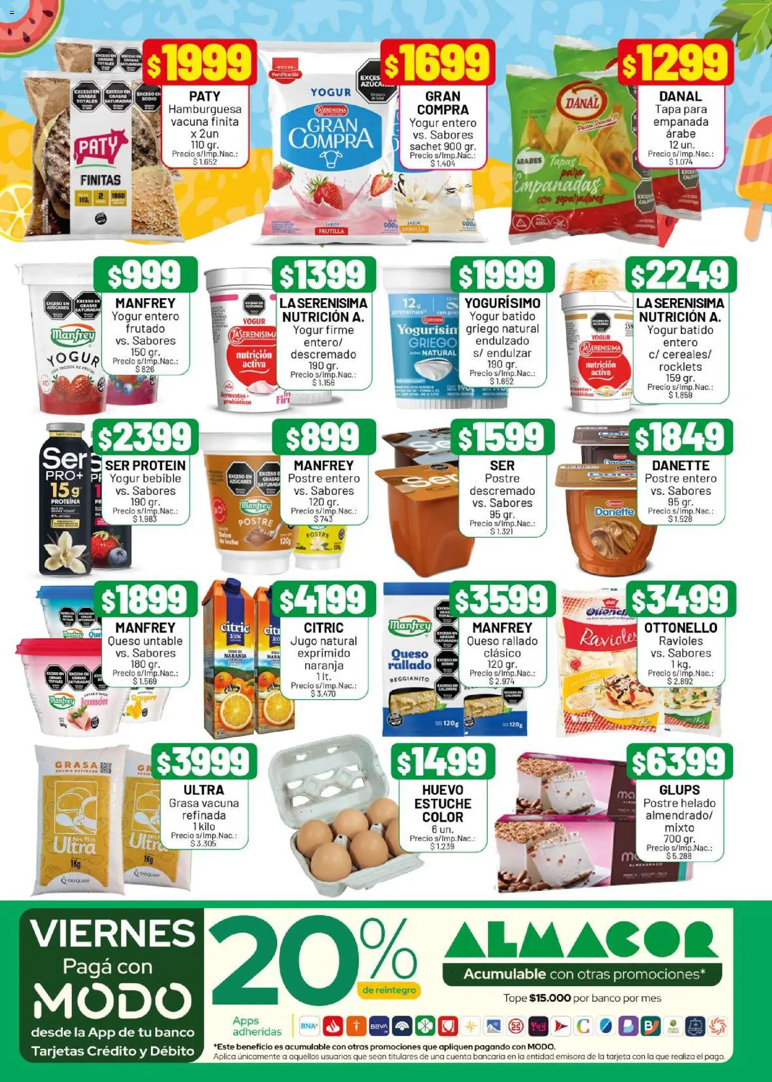 Almacor catálogo │ válido desde el 29.01.2026 | Página: 2 | Productos: Queso, Yogur, Estuche, Jugo