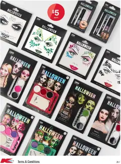 Preview of Kmart - Low Prices for Life - valid from 25.09.2025 | Page: 21 | Products: Eyeliner, Lipstick, Sponge, Lip liner