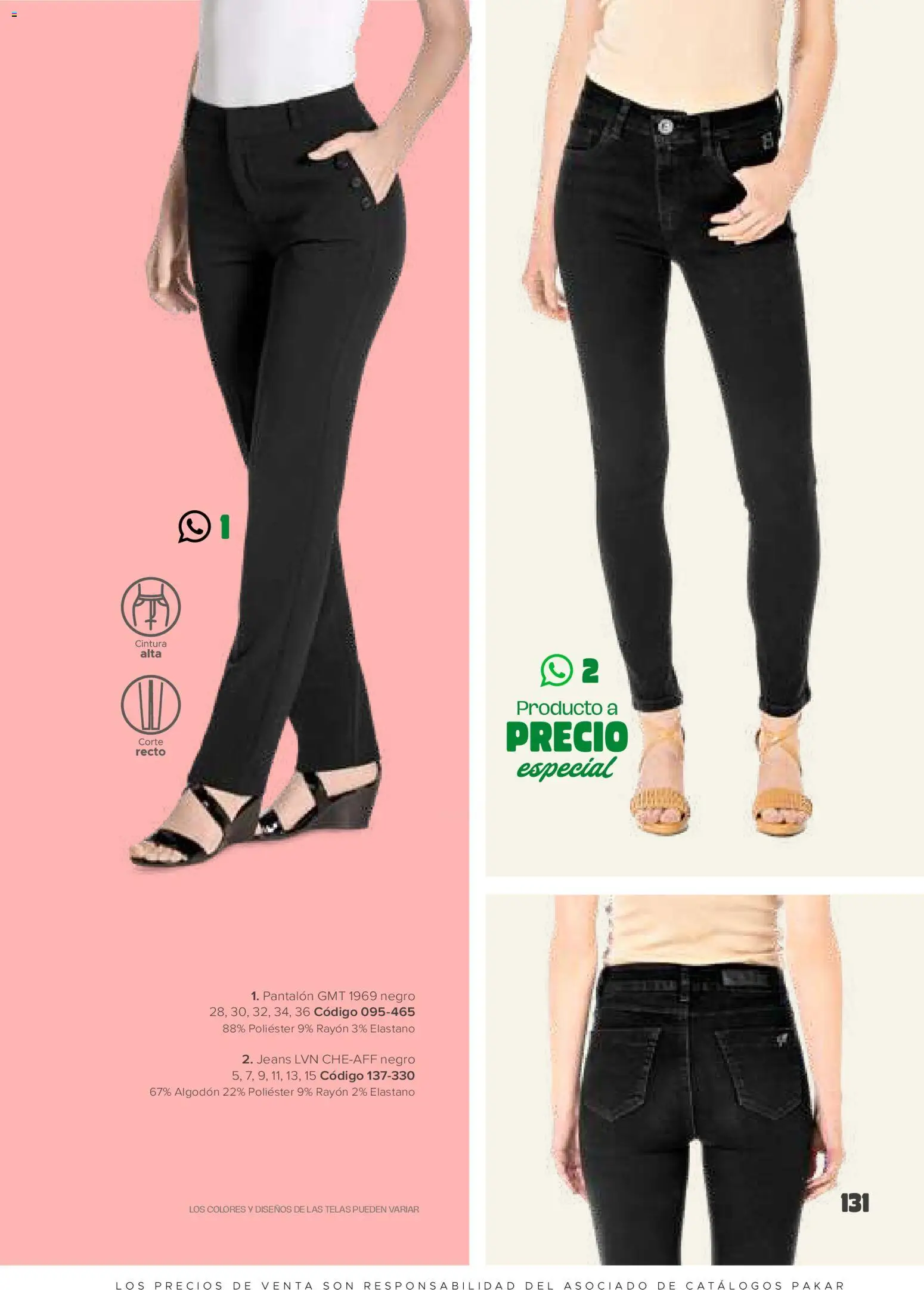 Nuevas ofertas de SC Pakar válidas en toda la República Mexicana desde el 30.01.2026. ¡Encuentra las mejores ofertas en SC Pakar catálogo Ropa! | Página: 131 | Productos: Algodón