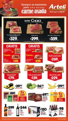 Vista previa de Arteli folleto Carnes & Cortes, nuevo folleto de la tienda, válido en México a partir del 12.12.2025