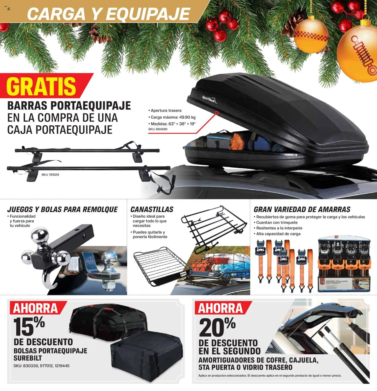 Nuevas ofertas de AutoZone válidas en toda la República Mexicana desde el 23.11.2025. ¡Encuentra las mejores ofertas en AutoZone catálogo! | Página: 4