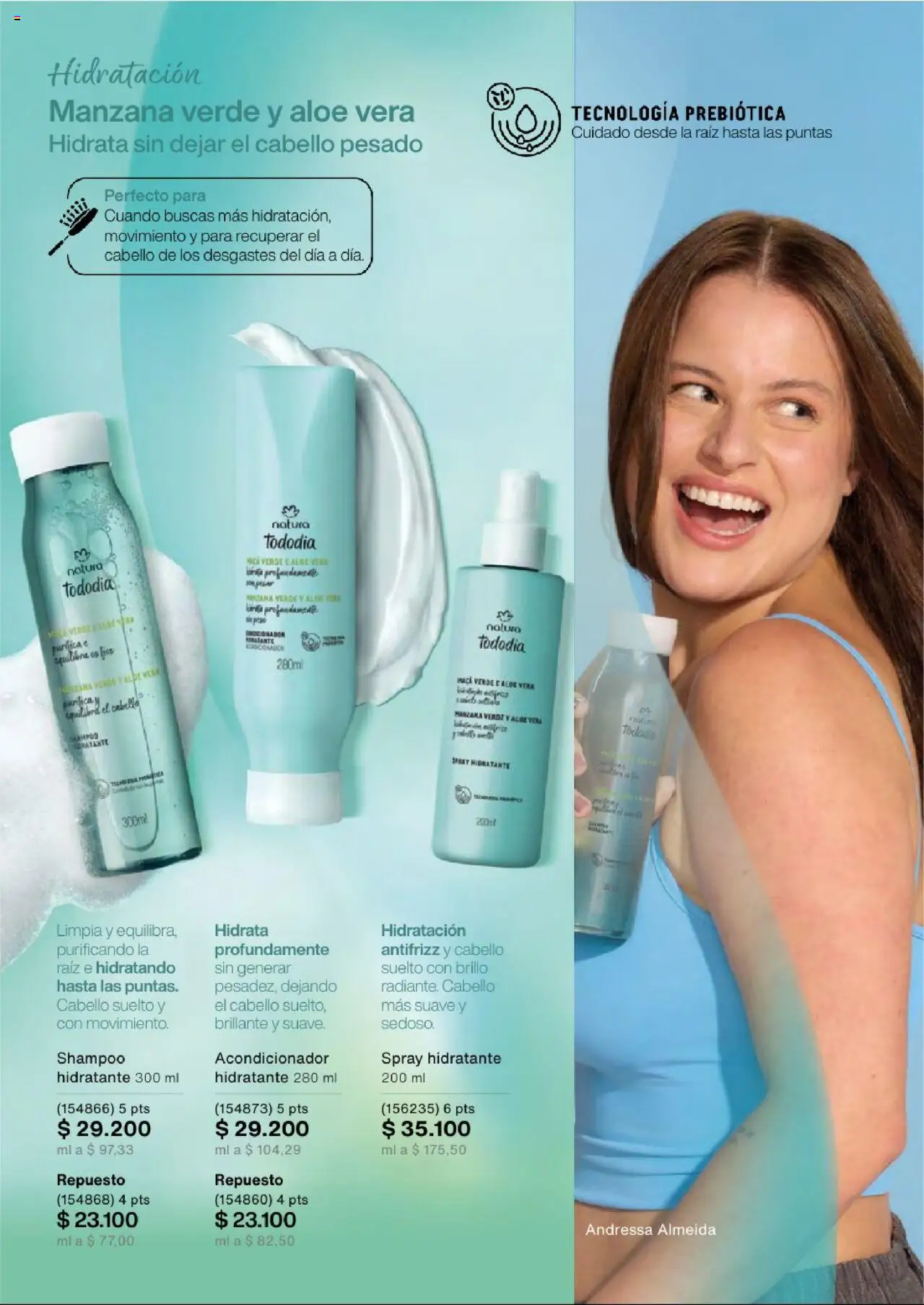 Natura revista - valida desde el 14.08.2025 | Página: 151 | Productos: Shampoo, Brillo, Manzana, Loción tonificante