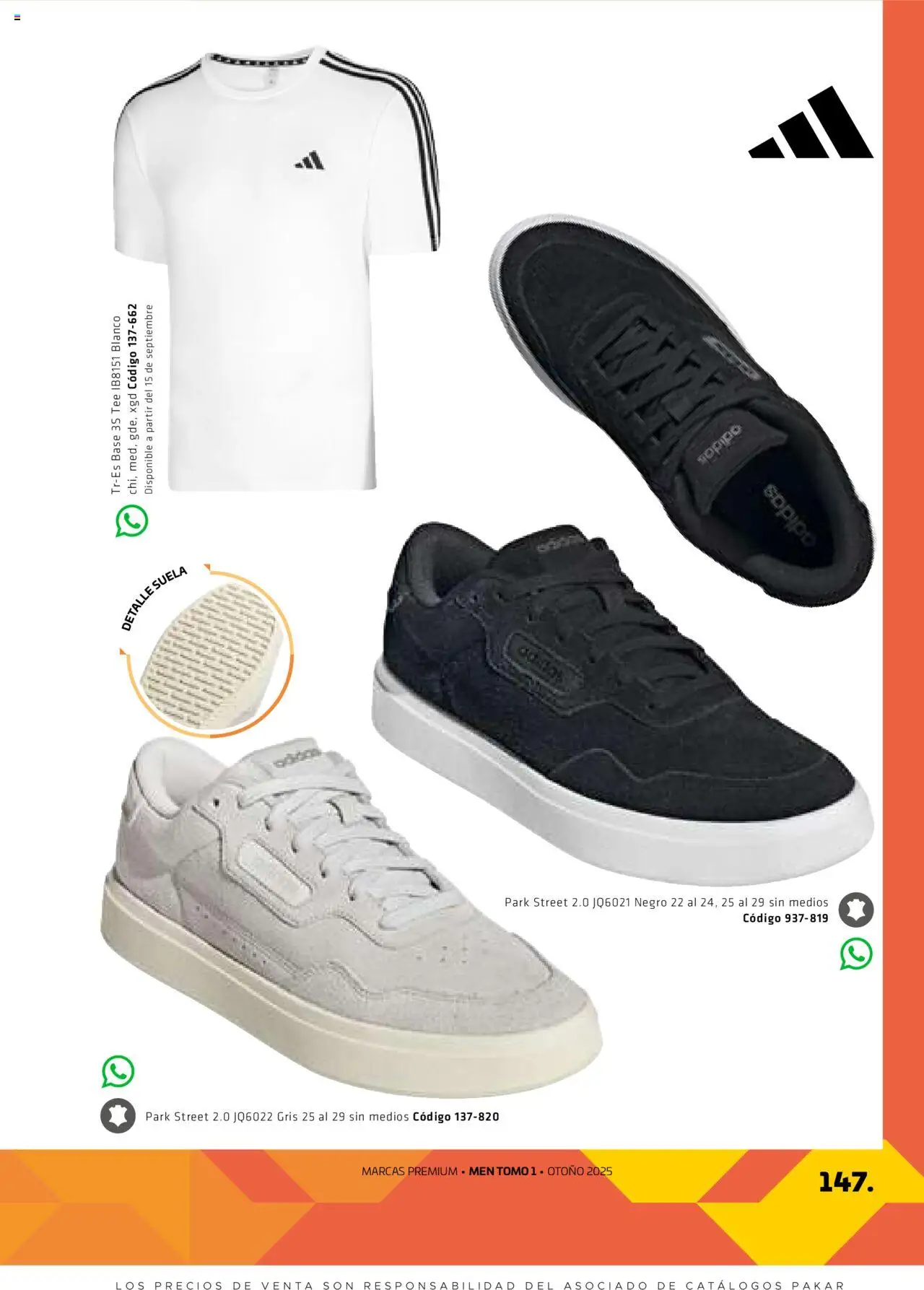 Nuevas ofertas de SC Pakar válidas en toda la República Mexicana desde el 29.08.2025. ¡Encuentra las mejores ofertas en SC Pakar - Catálogo Otoño Men Tomo 1! | Página: 147