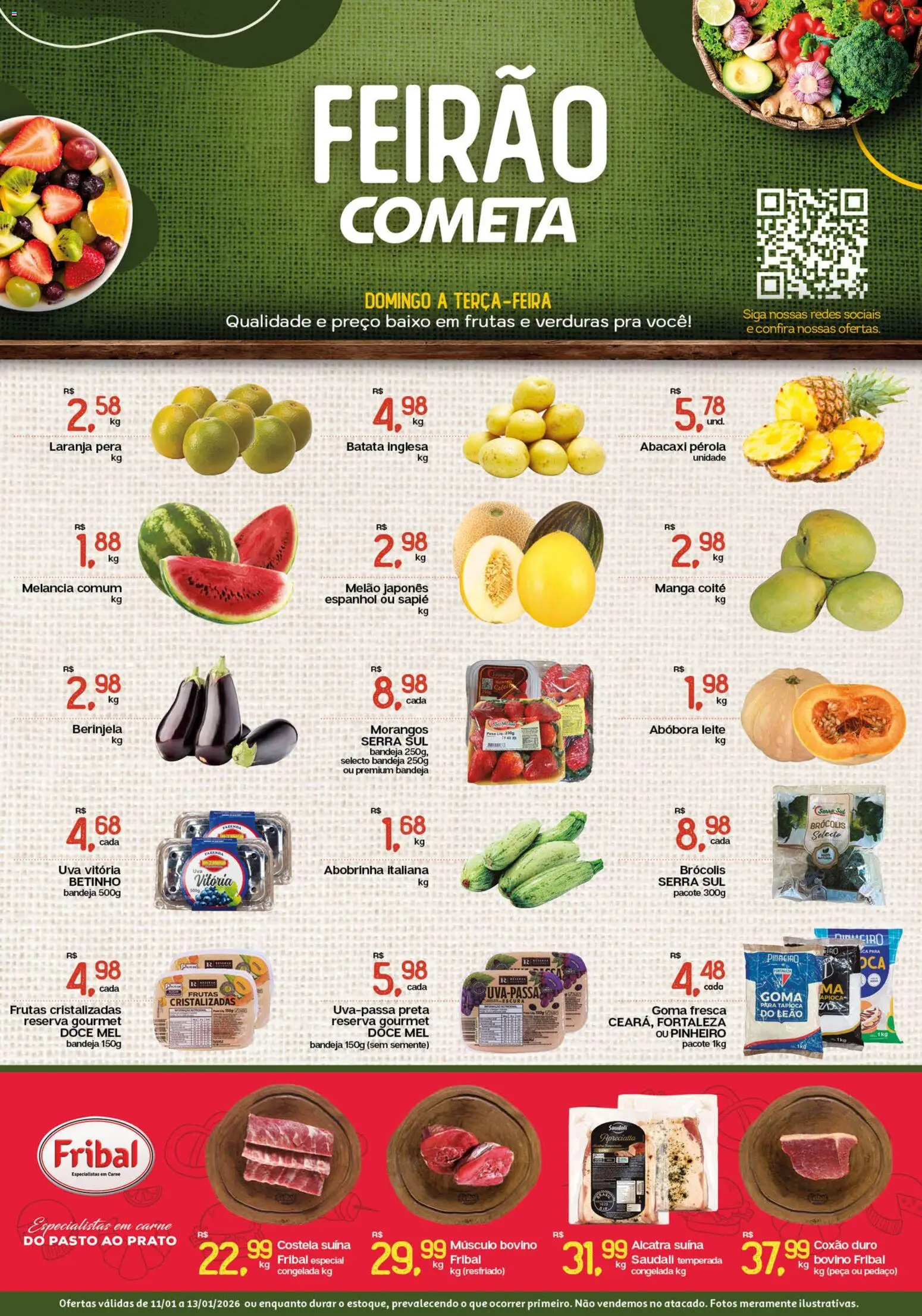 Cometa Supermercados Folheto - válido de 11.01.2026 | Página: 1