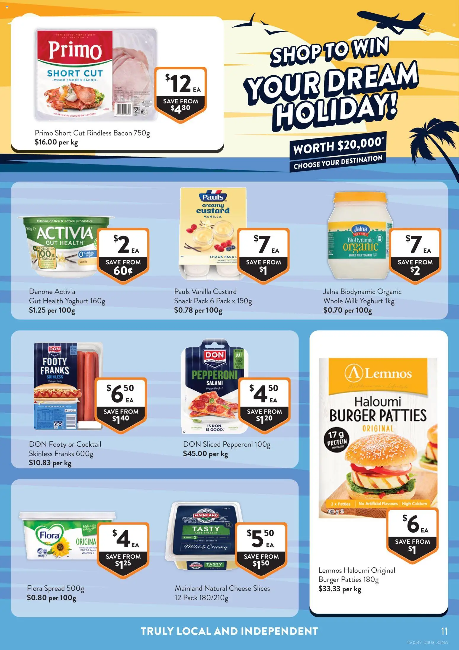 Foodworks catalogue - valid from 04.03.2026 | Page: 11 | Products: Bacon, Milk, Yoghurt, Wood