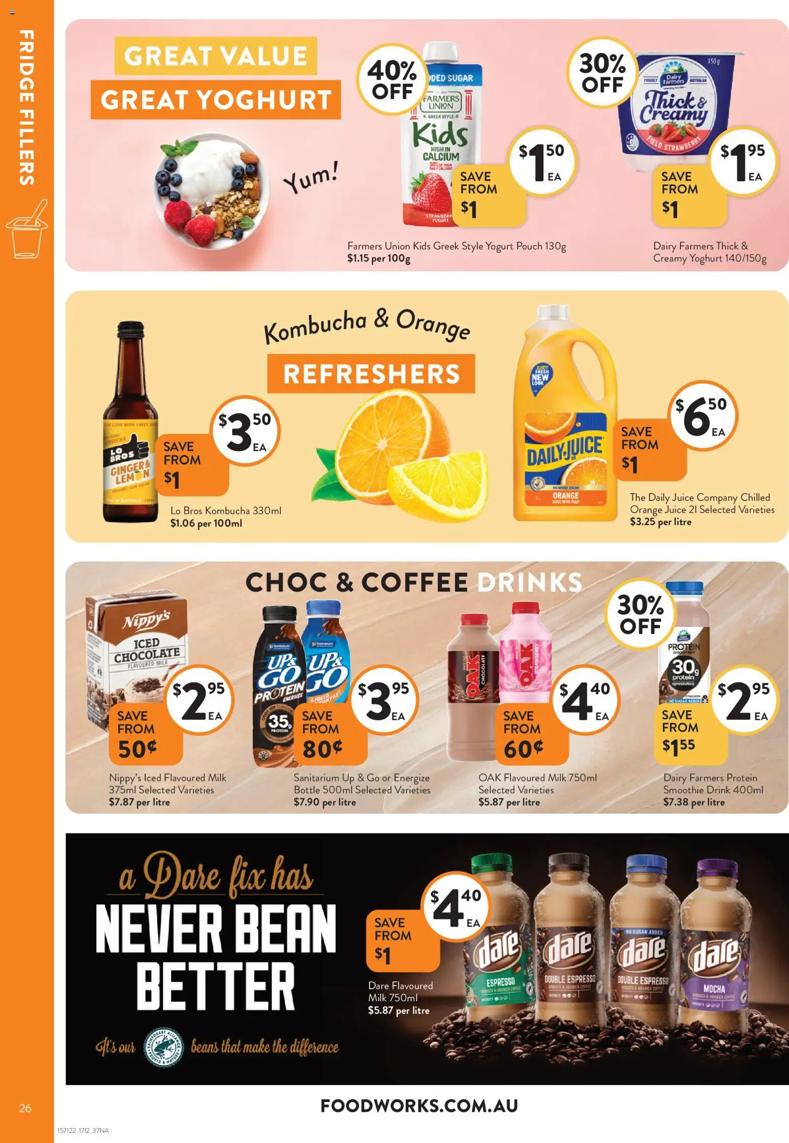 Foodworks catalogue - valid from 17.12.2025 | Page: 26 | Products: Chocolate, Rice, Lemon, Fridge
