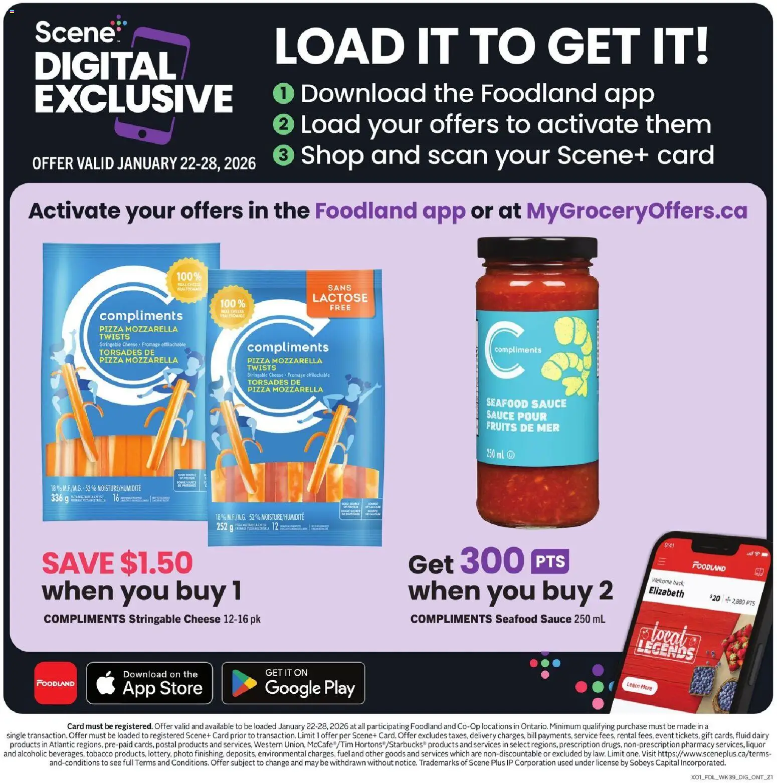 Foodland flyer valid from 22.01.2026 | Page: 8 | Products: Cheese, Pizza