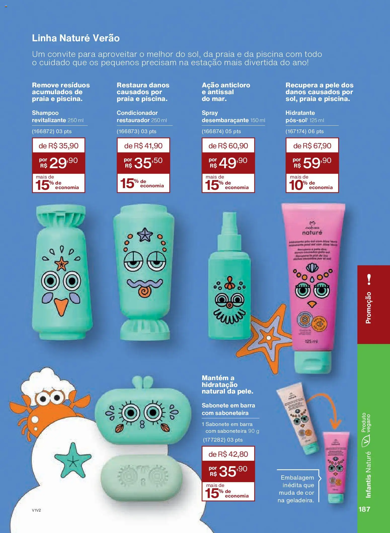 Natura Folheto - válido de 26.11.2025 | Página: 187 | Produtos: Shampoo, Piscina, Sabonete, Saboneteira