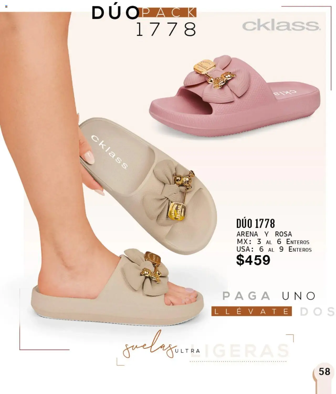 Nuevas ofertas de Cklass válidas en toda la República Mexicana desde el 16.09.2025. ¡Encuentra las mejores ofertas en Cklass - Catálogo Invierno Sportbrands! | Página: 296
