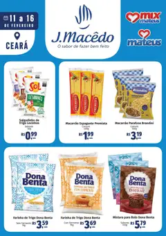 Mateus - Ofertas Exclusivo J Macêdo - Pré-Visualização do folheto da loja Mateus, válido de 11.02.2026 | Página: 1