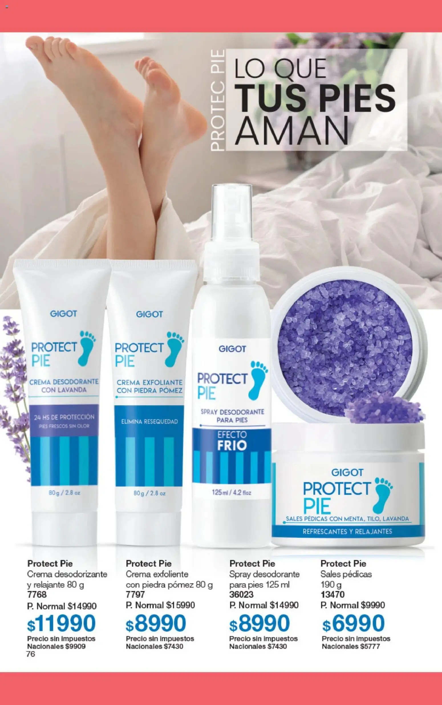 Gigot catálogo 02 │ válido desde el 01.02.2026 | Página: 98 | Productos: Desodorante, Sales, Crema