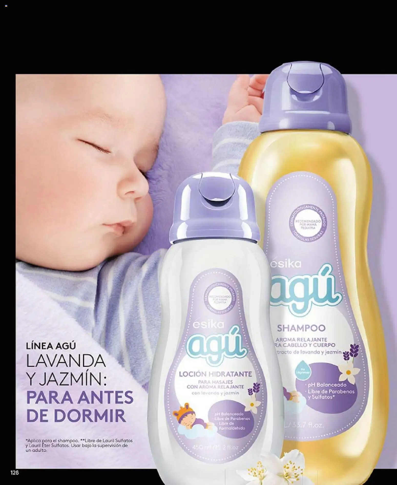 Ésika revista - valida desde el 01.01.2026 | Página: 128 | Productos: Shampoo, Loción