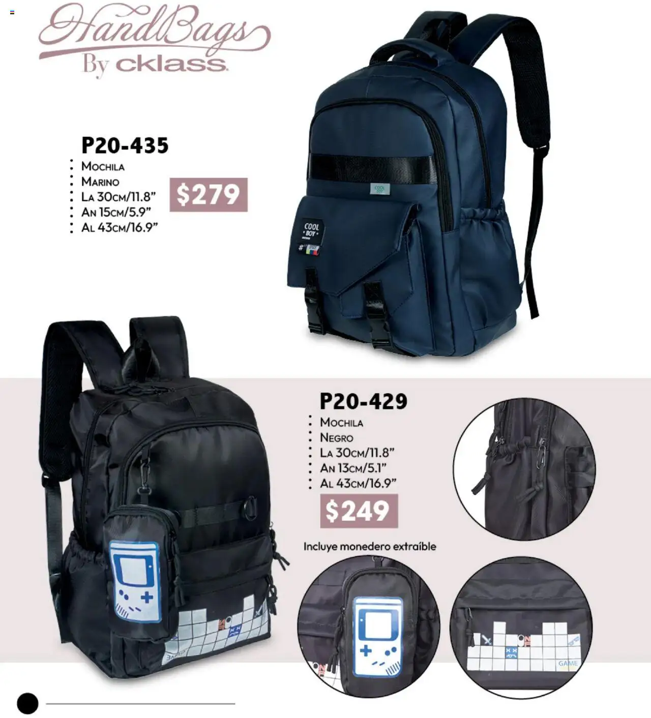 Nuevas ofertas de Cklass válidas en toda la República Mexicana desde el 15.09.2025. ¡Encuentra las mejores ofertas en Cklass - Catálogo Home Invierno ! | Página: 39 | Productos: Monedero, Mochila