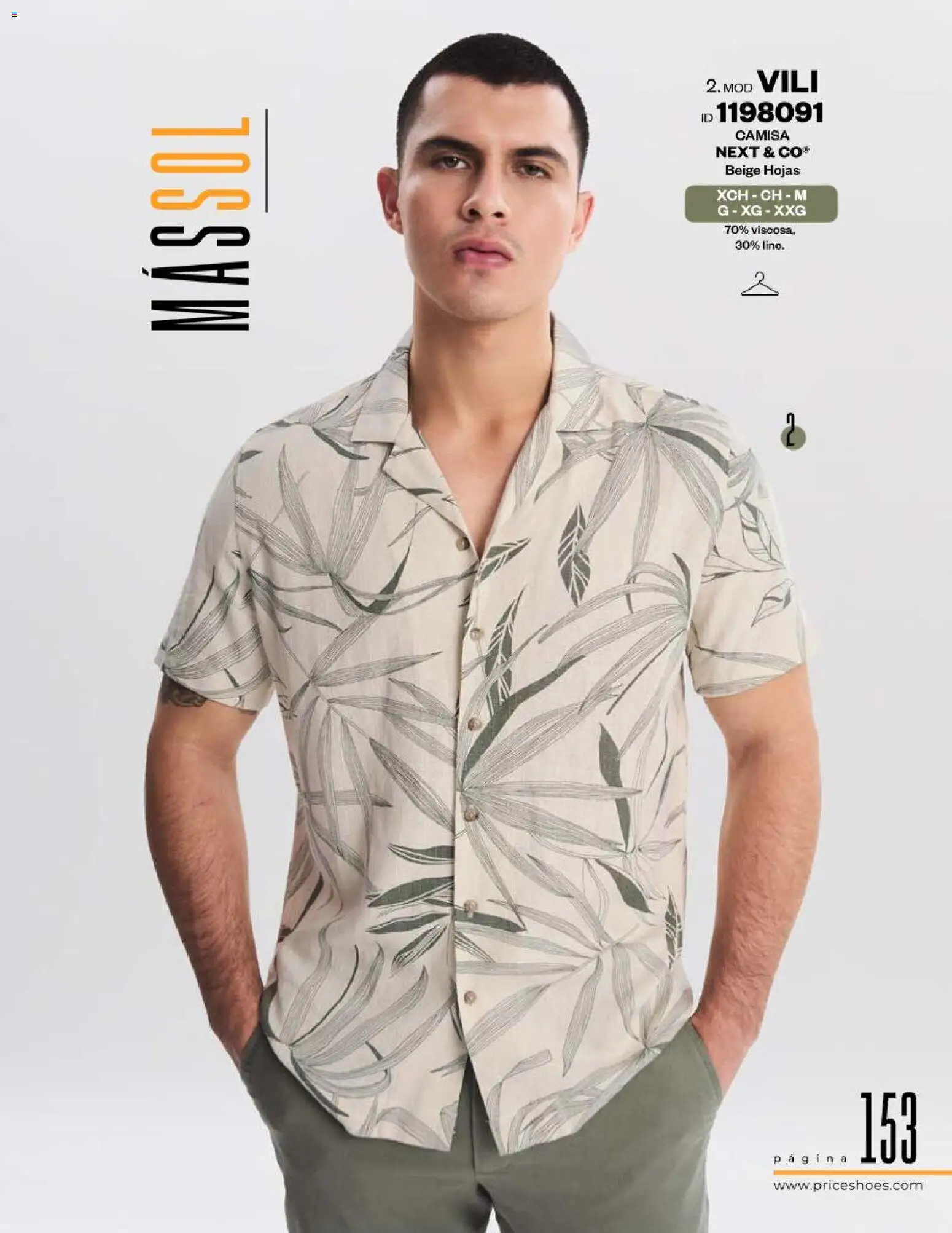 Nuevas ofertas de Price Shoes válidas en toda la República Mexicana desde el 13.02.2026. ¡Encuentra las mejores ofertas en Price Shoes catálogo Playa! | Página: 153 | Productos: Camisa