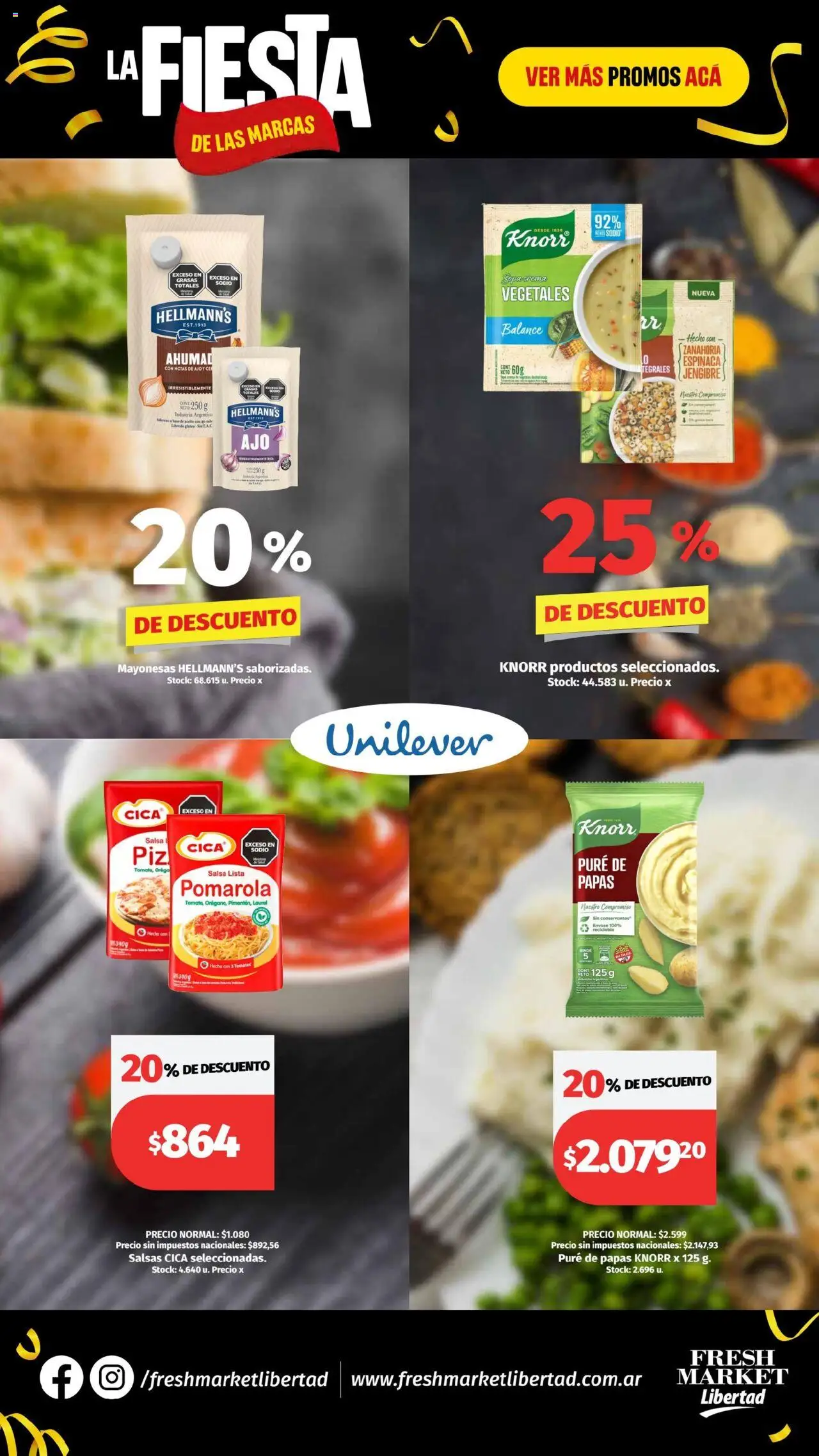 Hipermercado Libertad - La Fiesta  - Fresh │ válido desde el 26.06.2025 | Página: 15 | Productos: Aceite, Tomates, Zanahoria, Crema