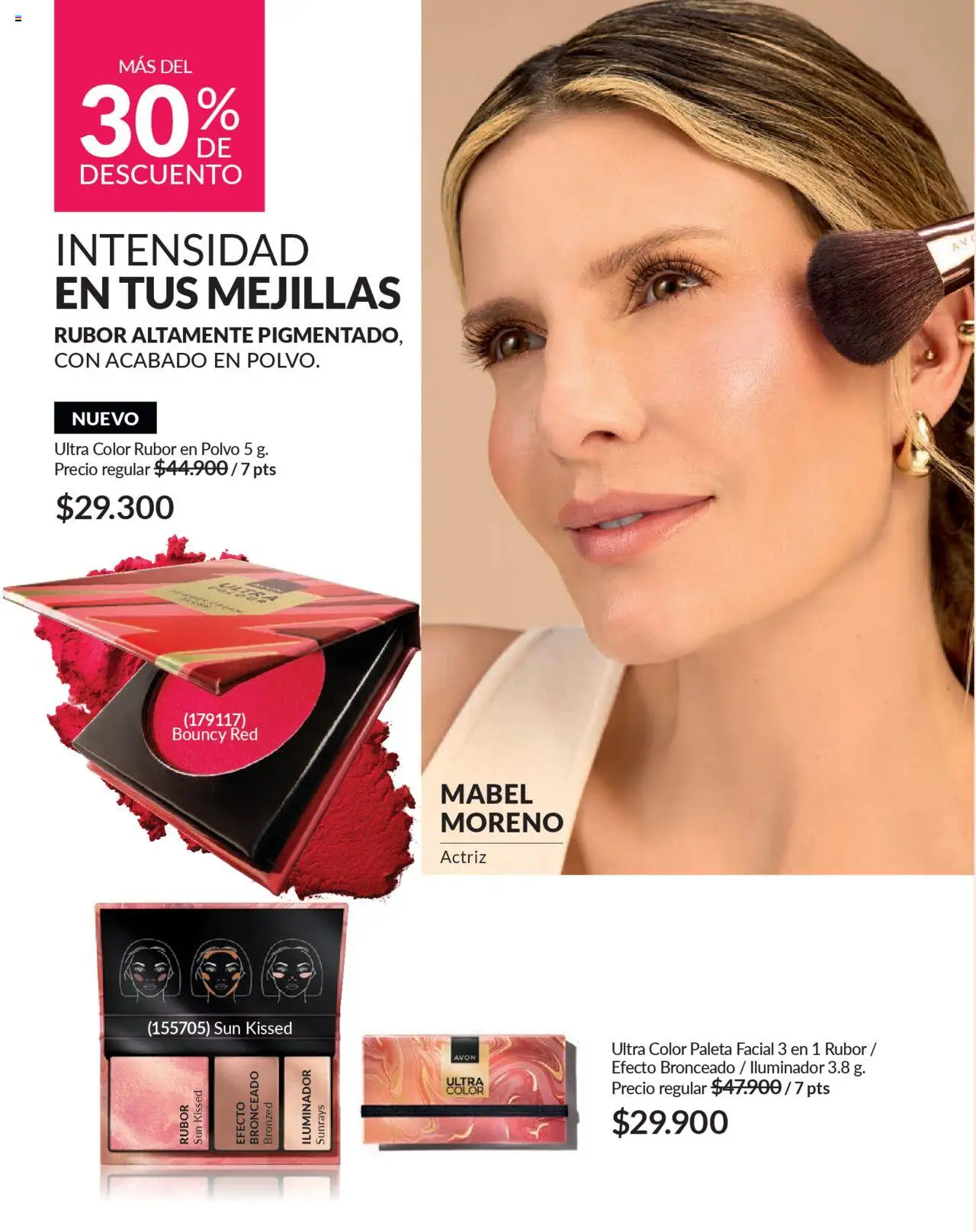 Avon revista - valida desde el 12.09.2025 | Página: 18 | Productos: Iluminador, Rubor, Polvo