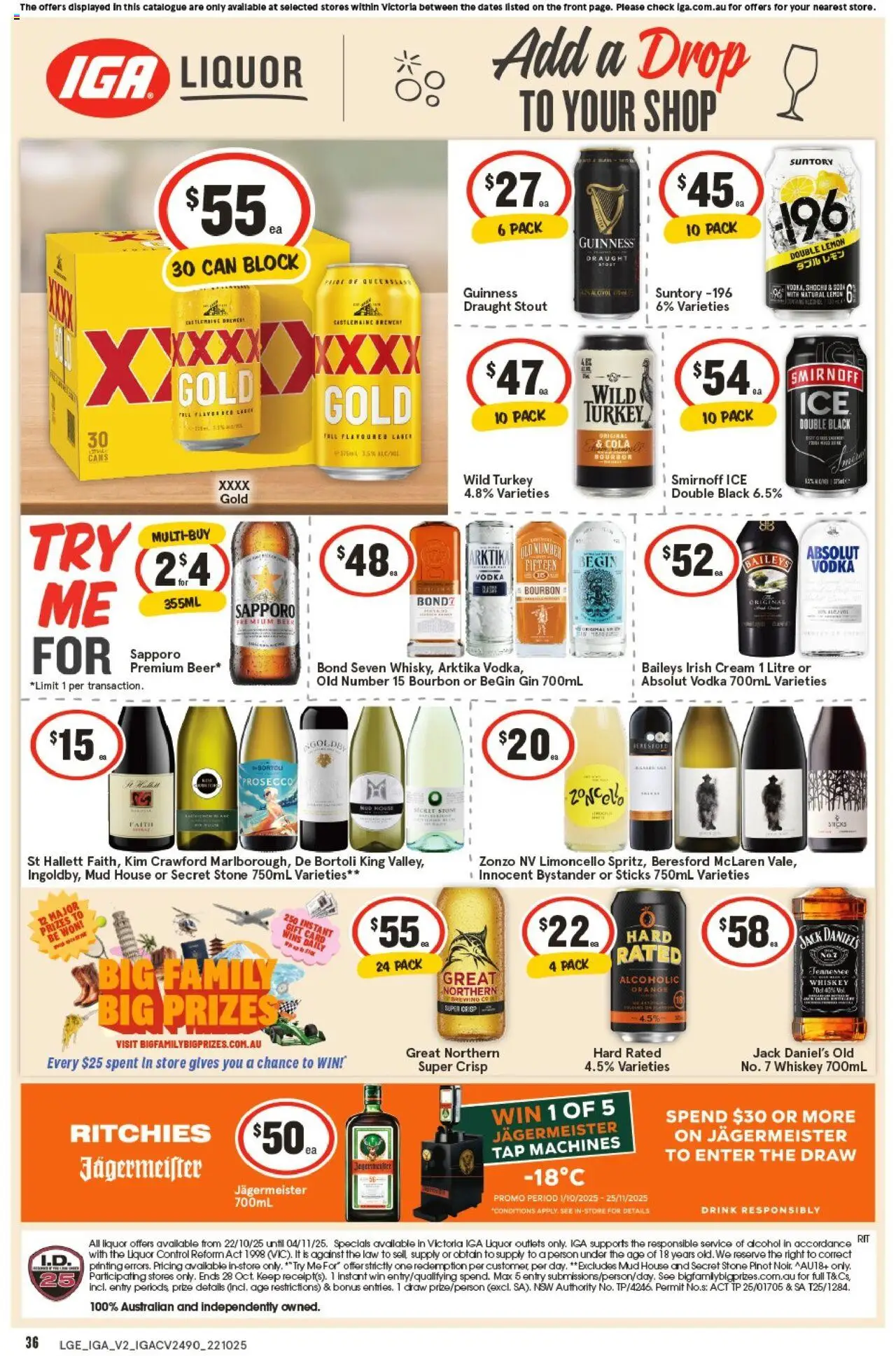 IGA catalogue - valid from 22.10.2025 | Page: 5 | Products: Chocolate, Chicken, Lamb, Beef