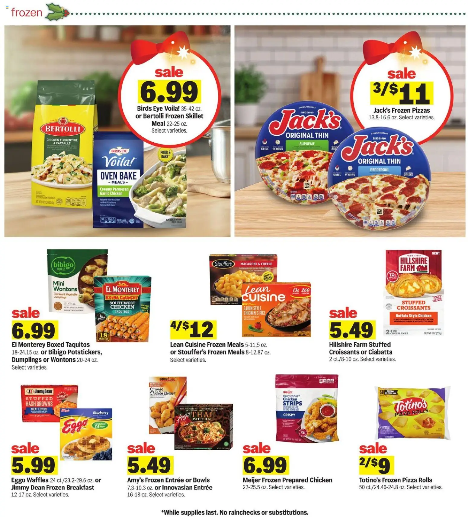 Meijer Weekly Ad - valid from 19.11.2025 | Page: 11 | Products: Skillet, Rice, Croissants, Grill