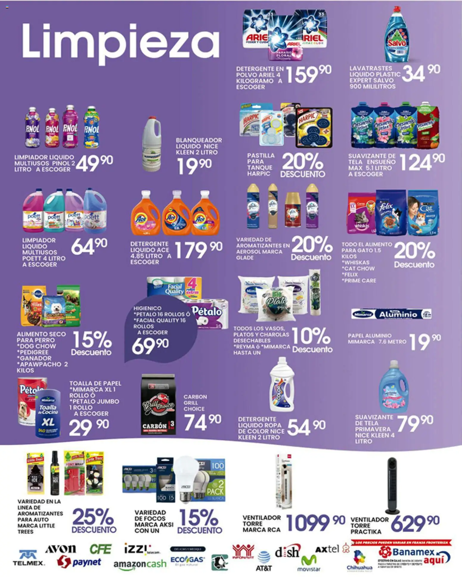 Nuevas ofertas de Alsuper válidas en toda la República Mexicana desde el 17.04.2026. ¡Encuentra las mejores ofertas en Alsuper folleto Chihuahua-Estado! | Página: 5 | Productos: Detergente, Limpiador, Cocina, Ropa