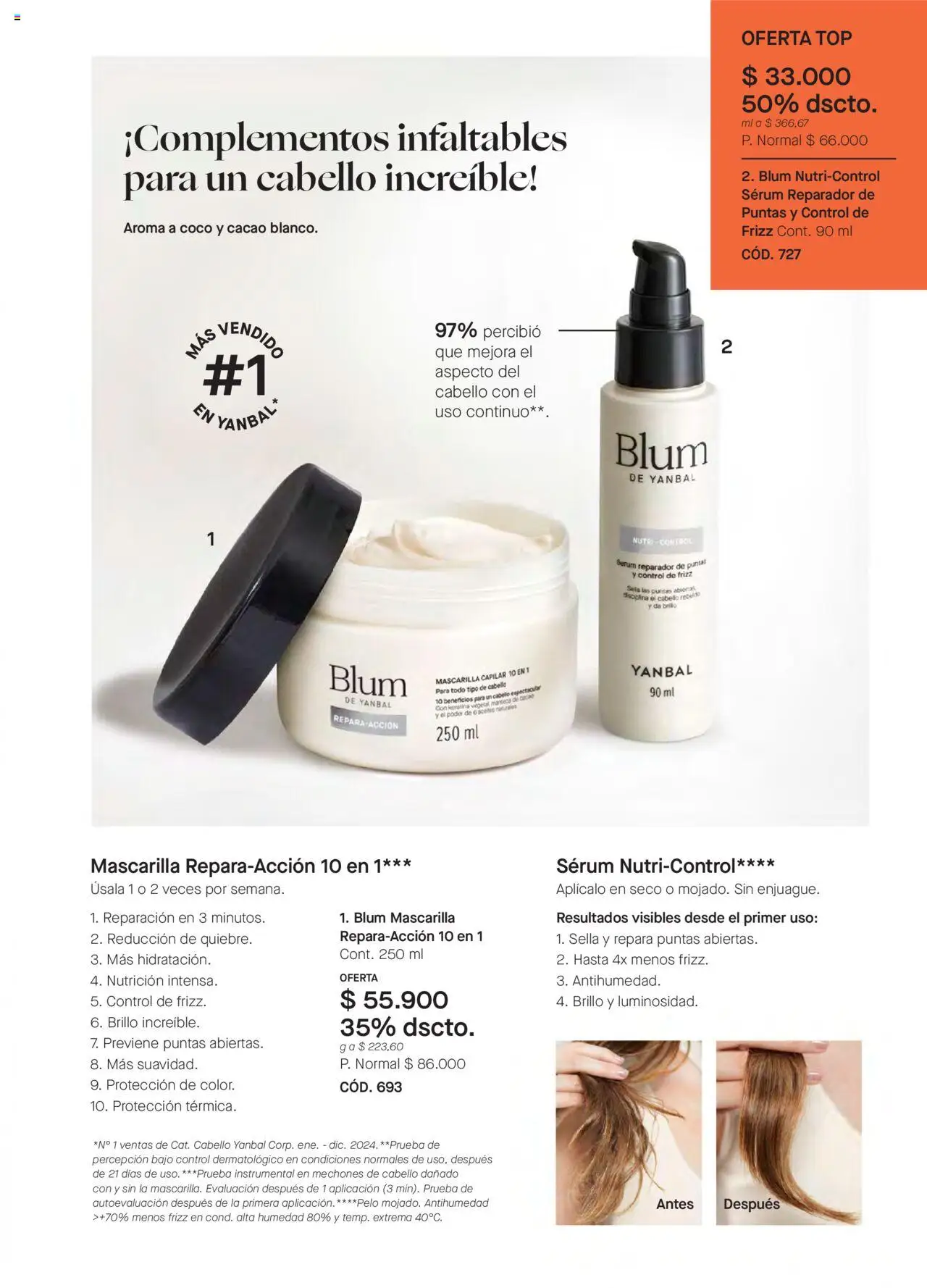 Yanbal revista - valida desde el 11.10.2025 | Página: 103 | Productos: Brillo, Mascarilla, Top, Coco