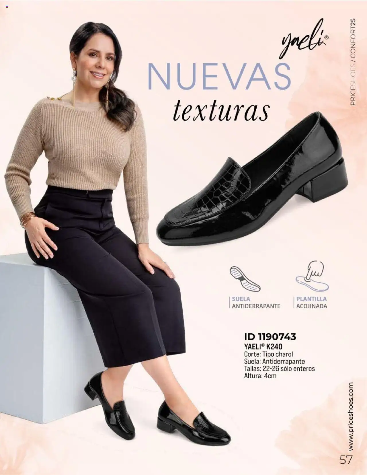 Nuevas ofertas de Price Shoes válidas en toda la República Mexicana desde el 10.02.2025. ¡Encuentra las mejores ofertas en Price Shoes catálogo Confort! | Página: 57