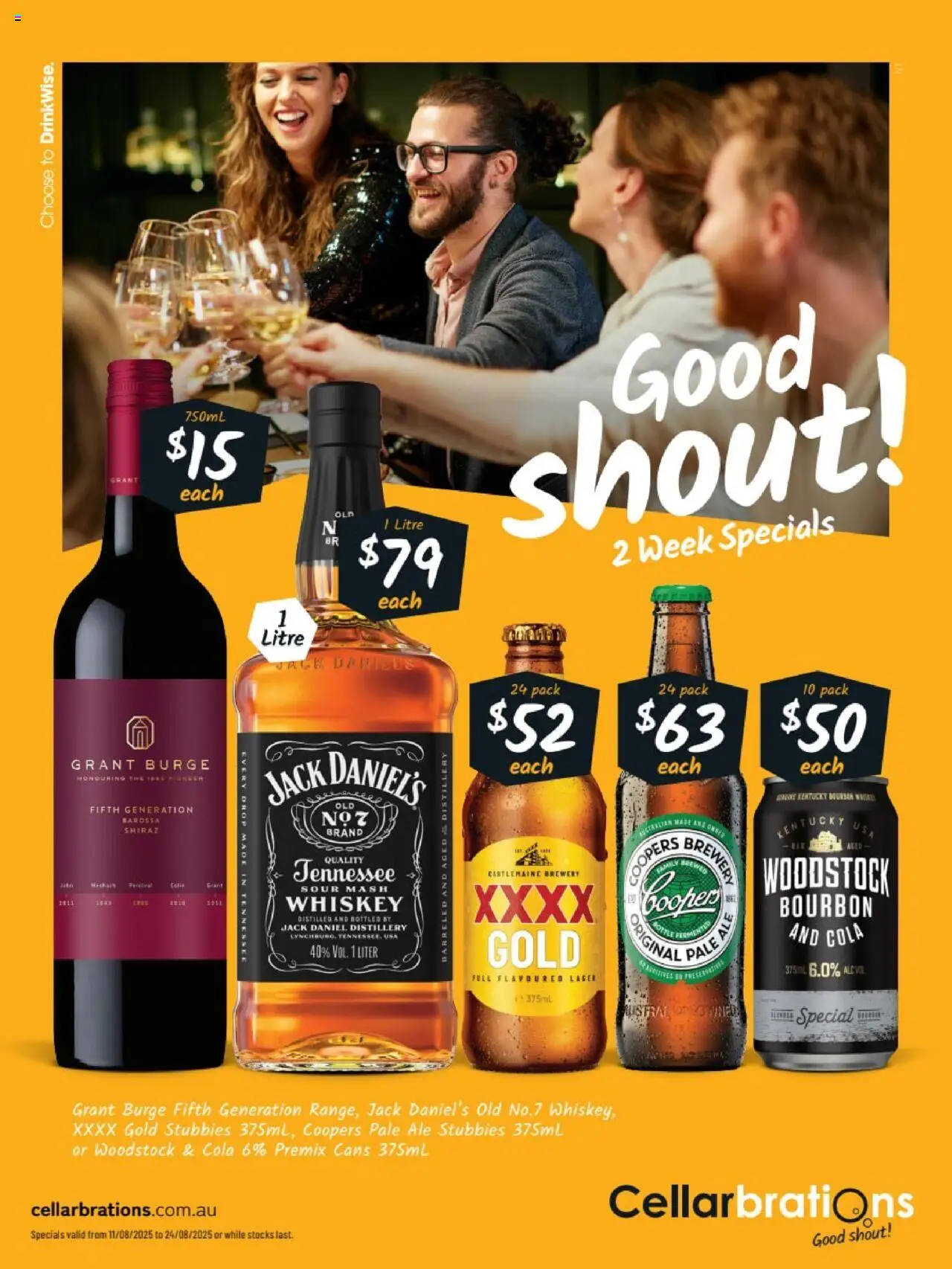 Cellarbrations catalogue - valid from 11.08.2025 | Page: 1 | Products: Bourbon, Whiskey