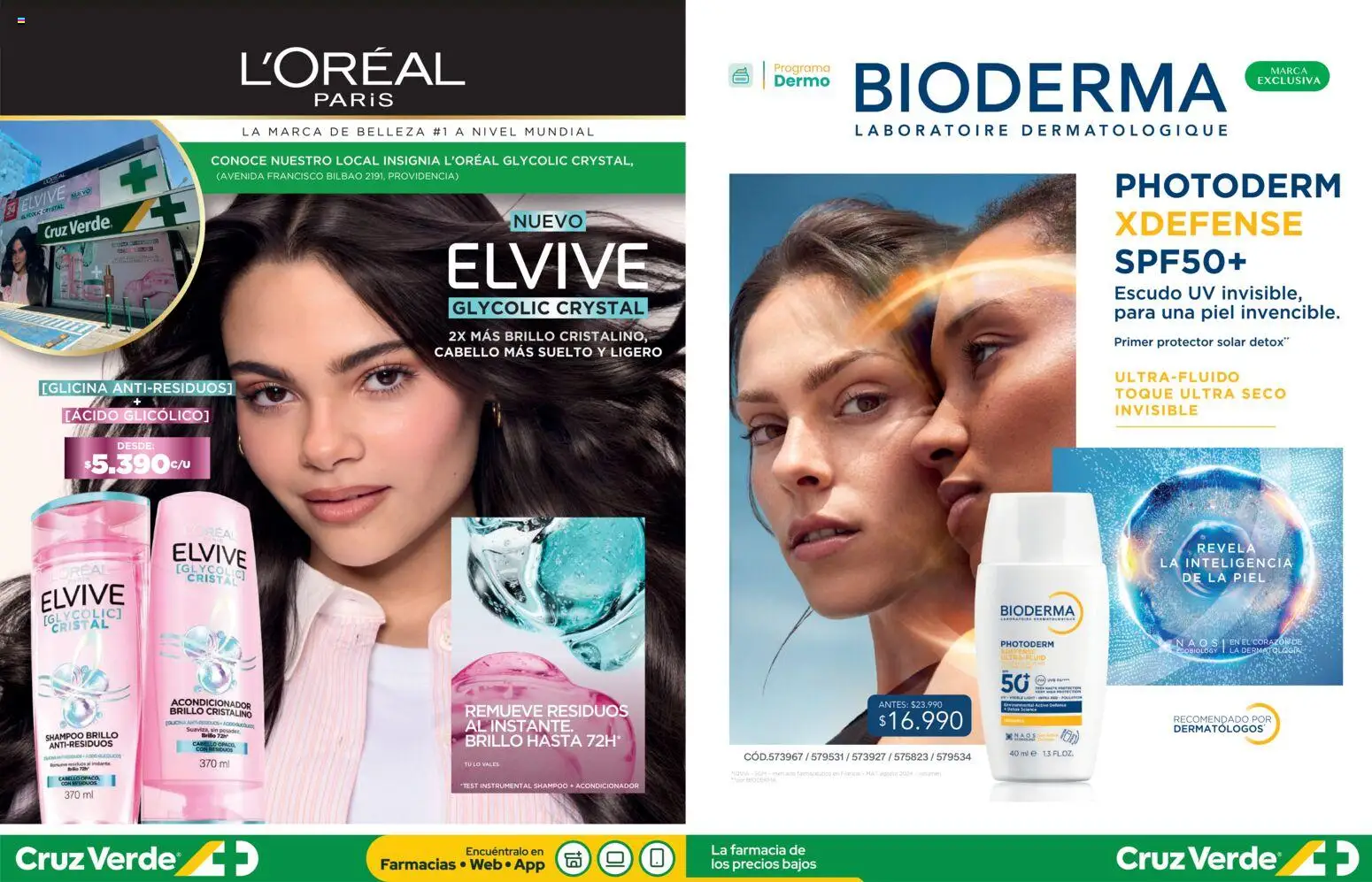 Cruz Verde Descuentos │ válido desde el 01.01.2026 | Página: 2 | Productos: Brillo, Acondicionador, Protector solar, Shampoo