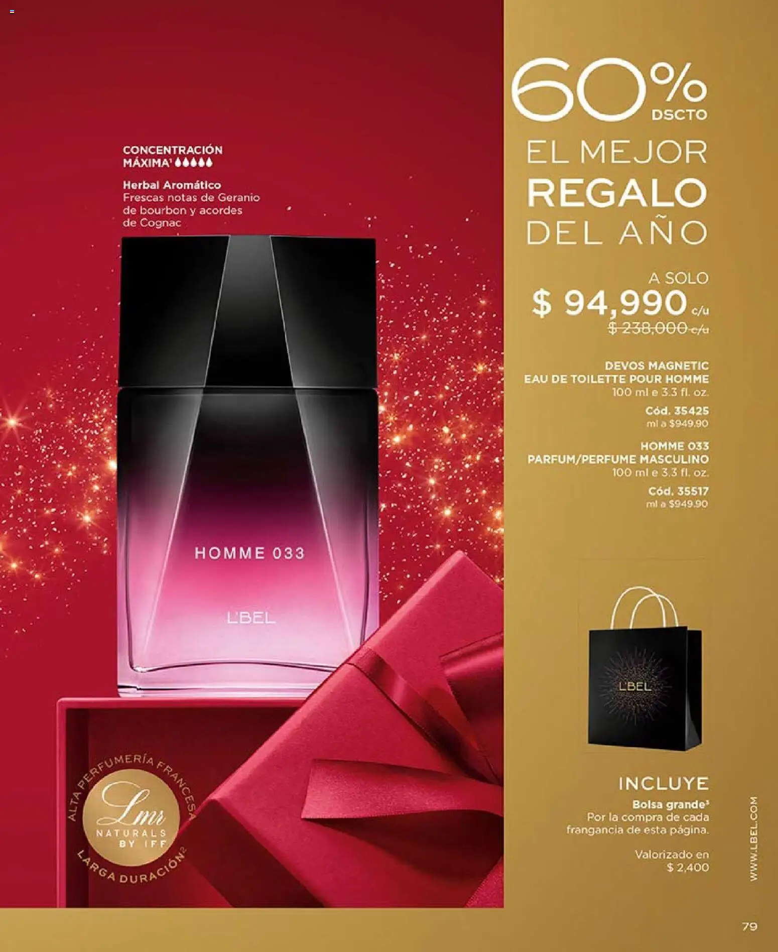 L'Bel revista - valida desde el 03.11.2025 | Página: 79 | Productos: Bolsa, Eau de toilette