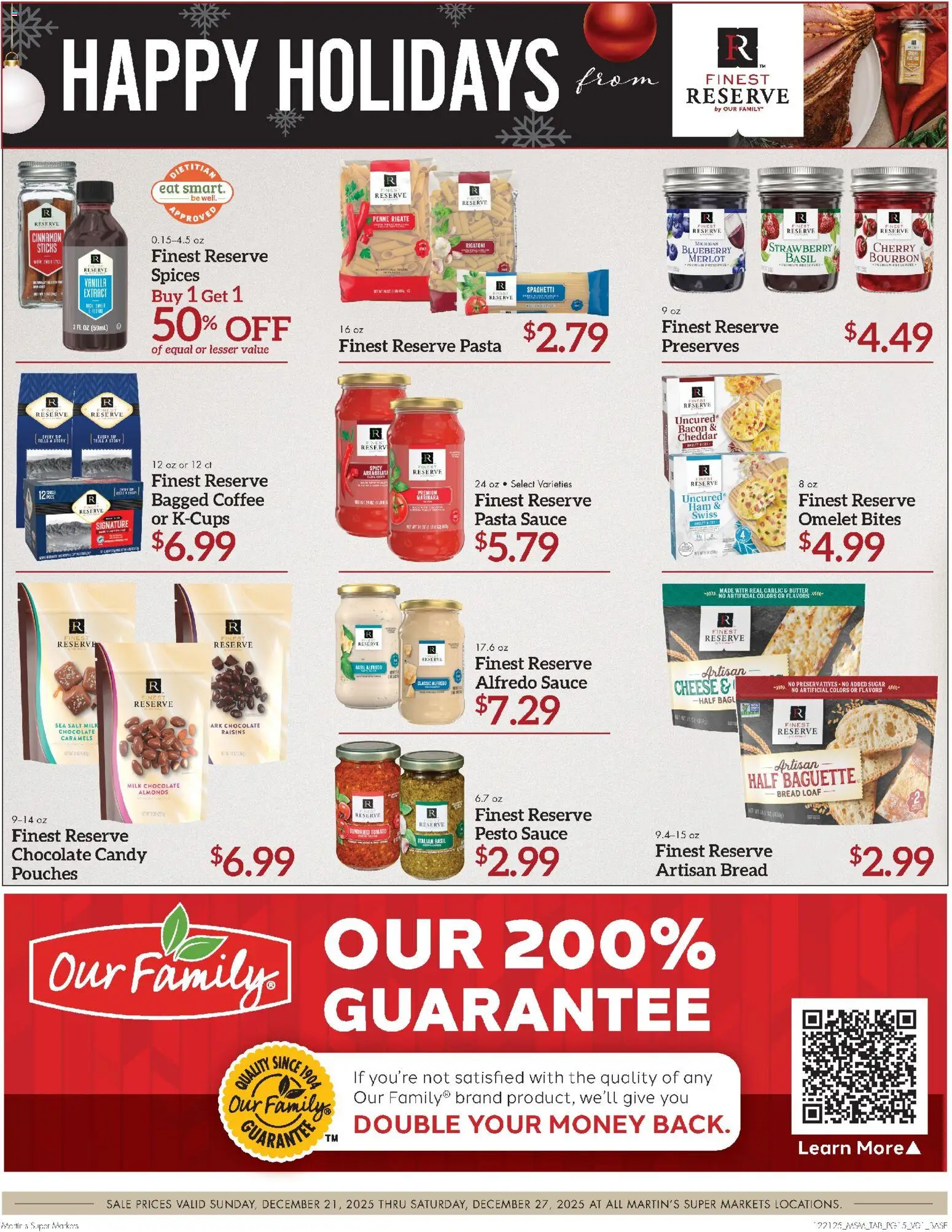Martin’s Weekly Ad - valid from 21.12.2025 | Page: 19 | Products: Coffee, Ham, Spices, Garlic