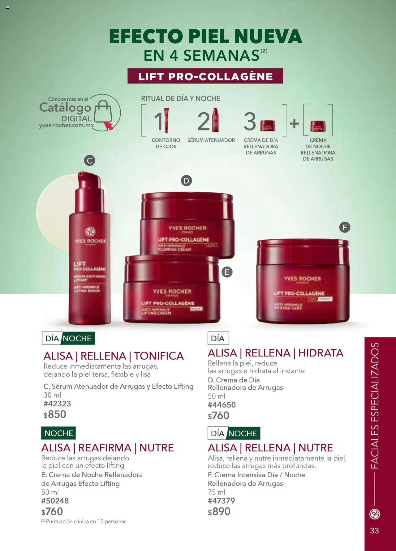Nuevas ofertas de Yves Rocher válidas en toda la República Mexicana desde el 05.08.2025. ¡Encuentra las mejores ofertas en Yves Rocher - Campaña 11 2025! | Página: 33 | Productos: Serum, Crema, Atenuador, Flexible