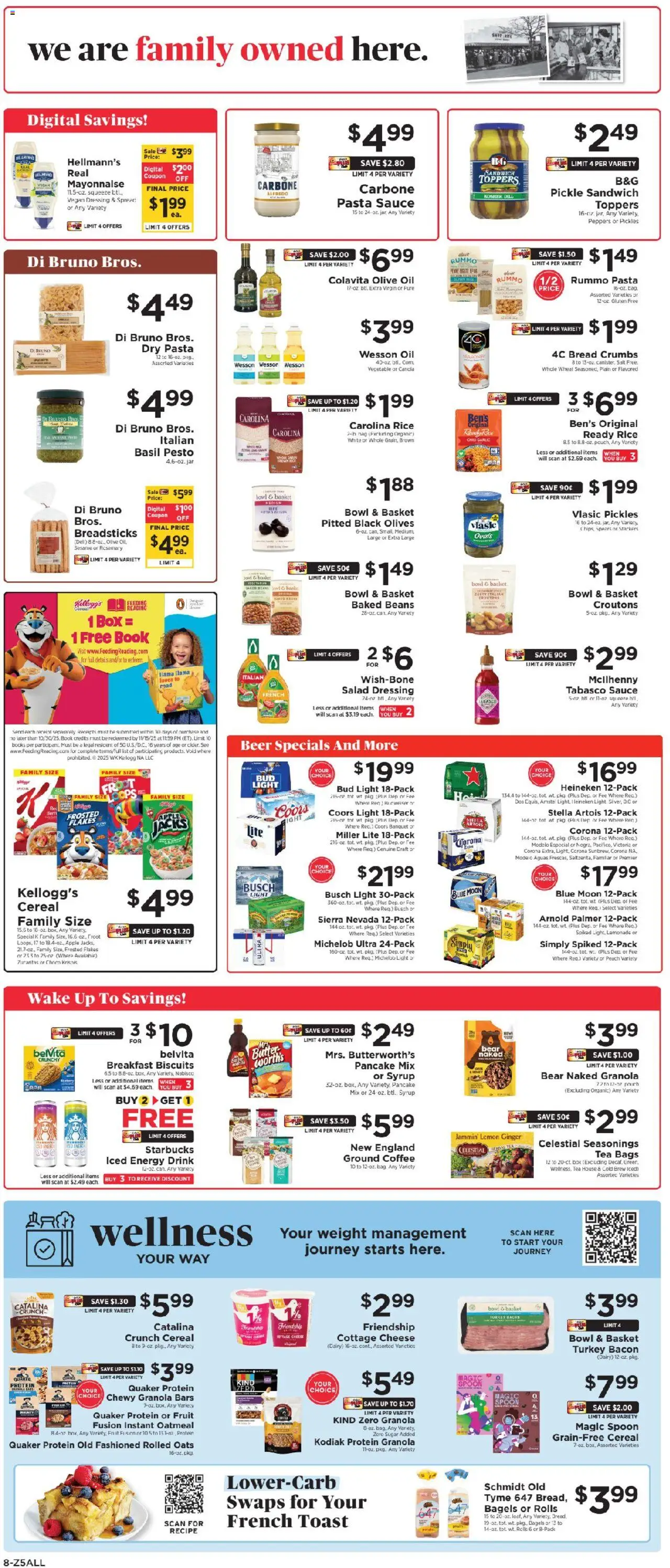 ShopRite Weekly Ad 2 - valid from 10.08.2025 | Page: 8 | Products: Peppers, Cheese, Rice, Sugar