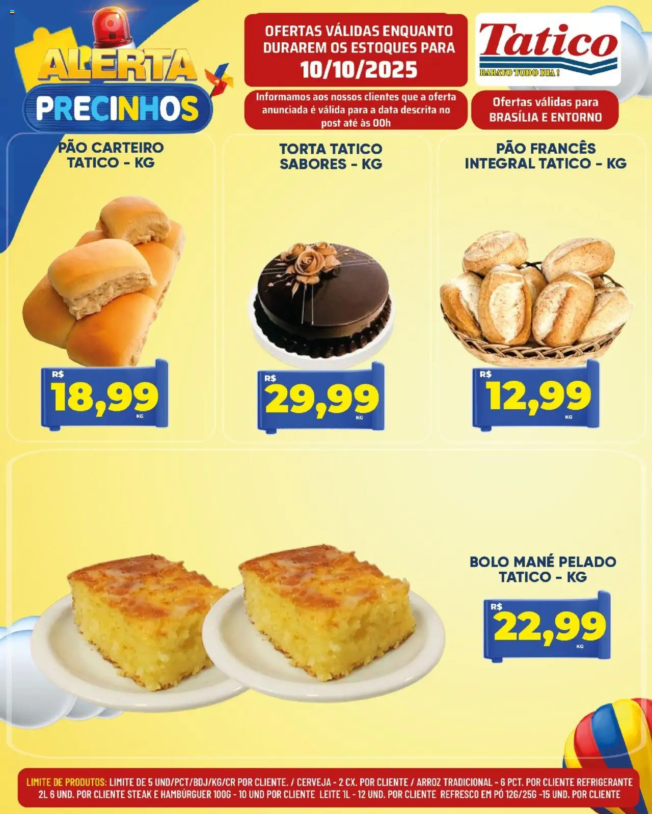 Tatico Folheto - válido de 10.10.2025 | Página: 21 | Produtos: Pó, Refresco, Hambúrguer, Pão francês