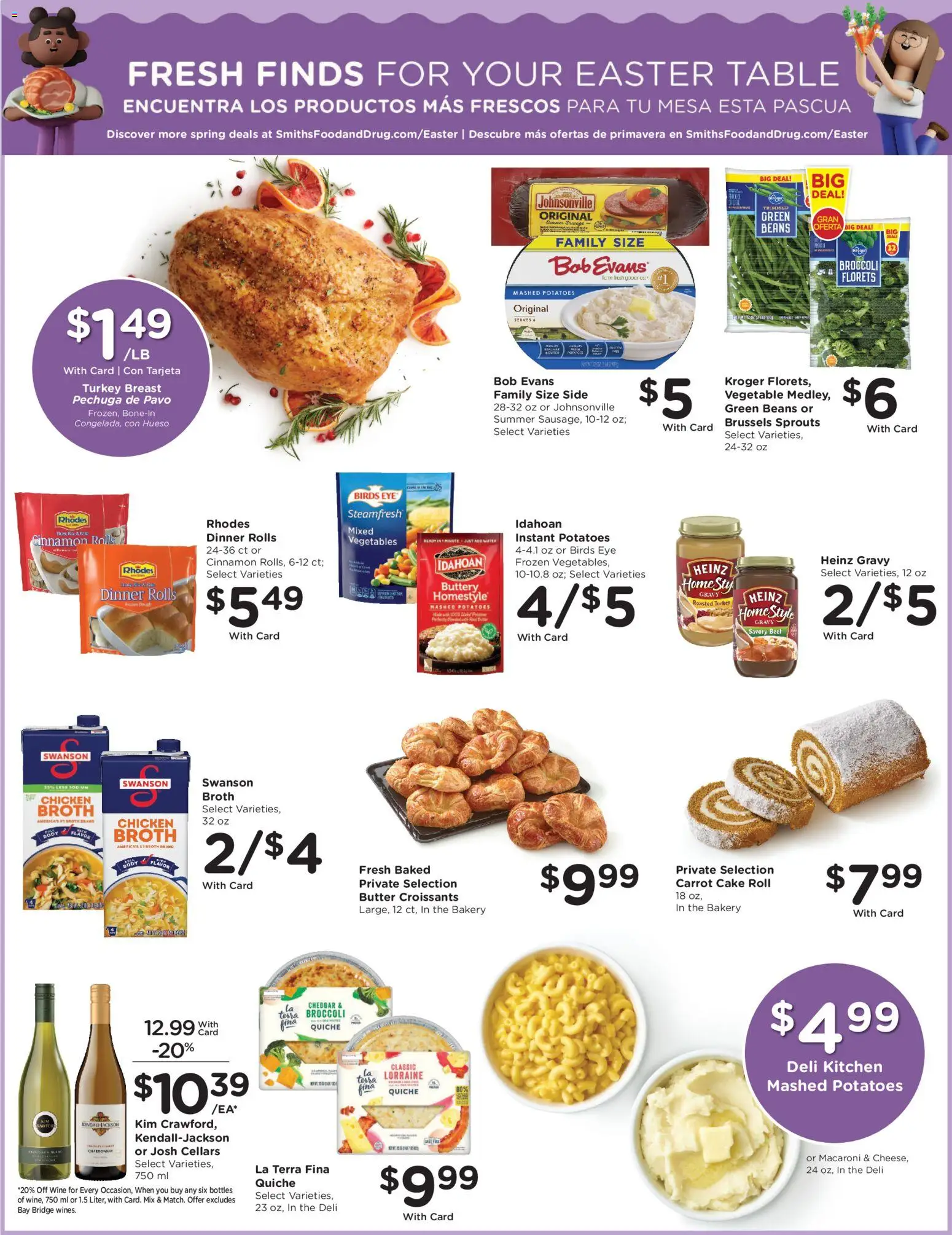 Smith's Weekly Ad - NM - valid from 18.03.2026 | Page: 5 | Products: Bakery, Table, Vegetables, Croissants