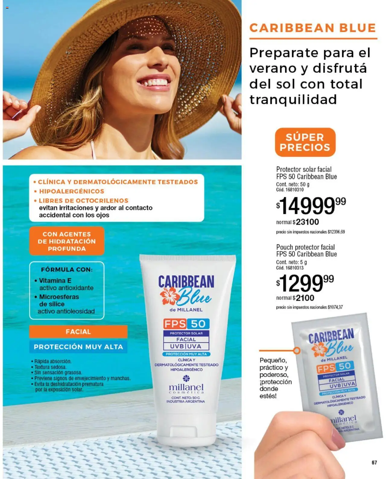 Millanel catálogo │ válido desde el 15.09.2025 | Página: 67 | Productos: Protector solar, Uva
