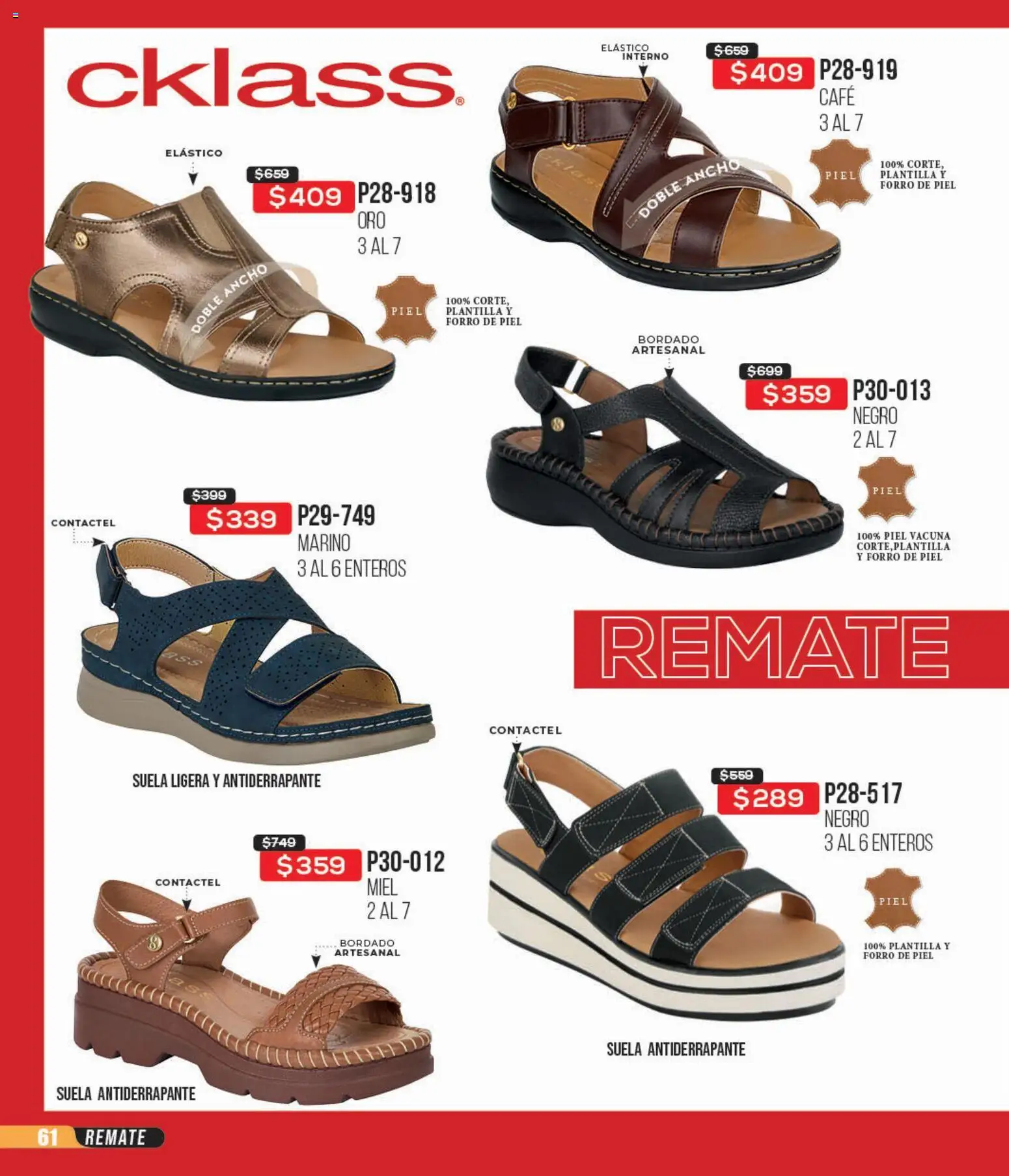 Nuevas ofertas de Cklass válidas en toda la República Mexicana desde el 16.02.2026. ¡Encuentra las mejores ofertas en Cklass catálogo Remate Ropa! | Página: 195 | Productos: Café