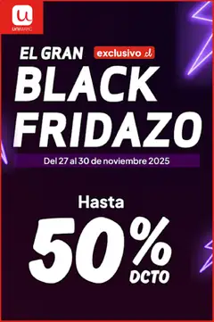Black Friday Unimarc válido desde el 27.11.2025