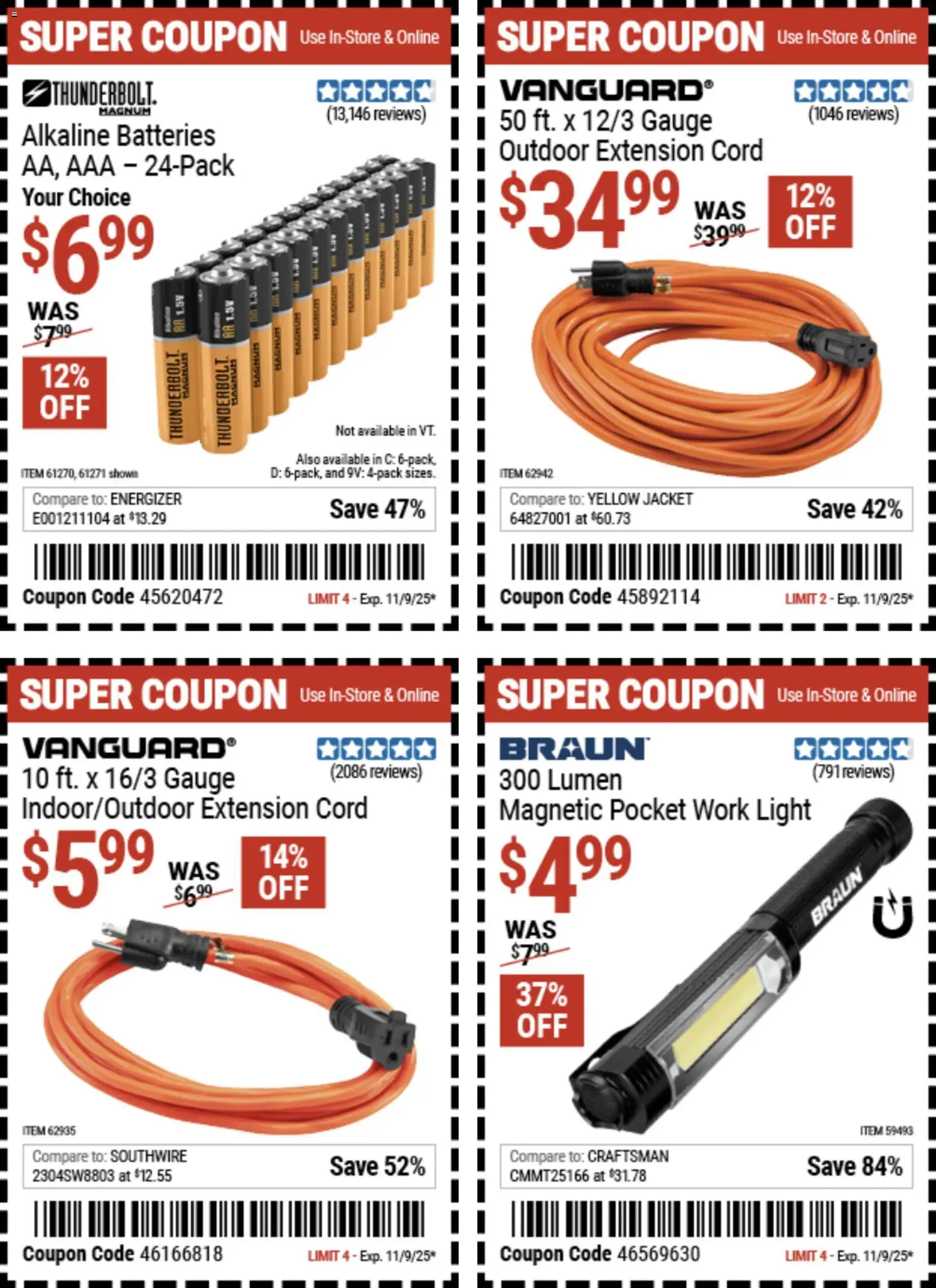 Harbor Freight Weekly Ad - valid from 27.10.2025 | Page: 27 | Products: Jacket