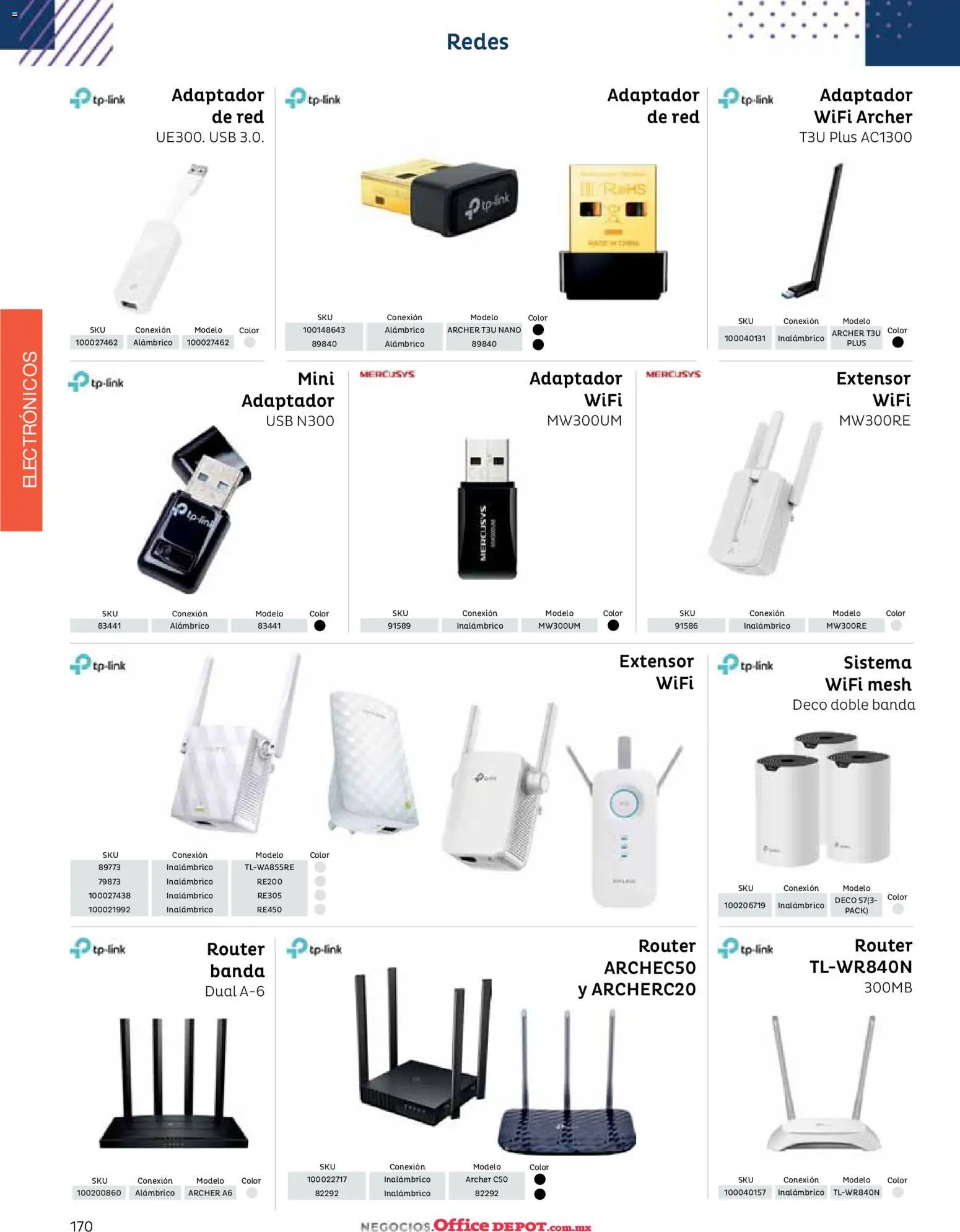 Nuevas ofertas de Office Depot válidas en toda la República Mexicana desde el 12.01.2026. ¡Encuentra las mejores ofertas en Office Depot catálogo 2026! | Página: 172 | Productos: Usb, Adaptador