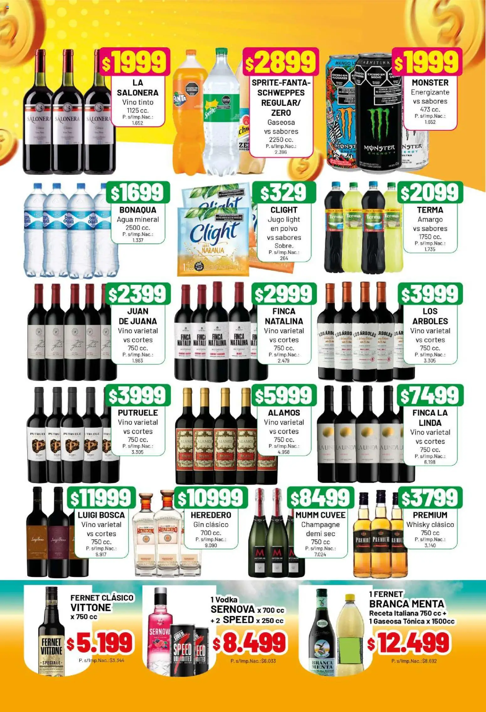 Almacor catálogo │ válido desde el 06.11.2025 | Página: 7 | Productos: Polvo, Fernet, Gaseosa, Agua