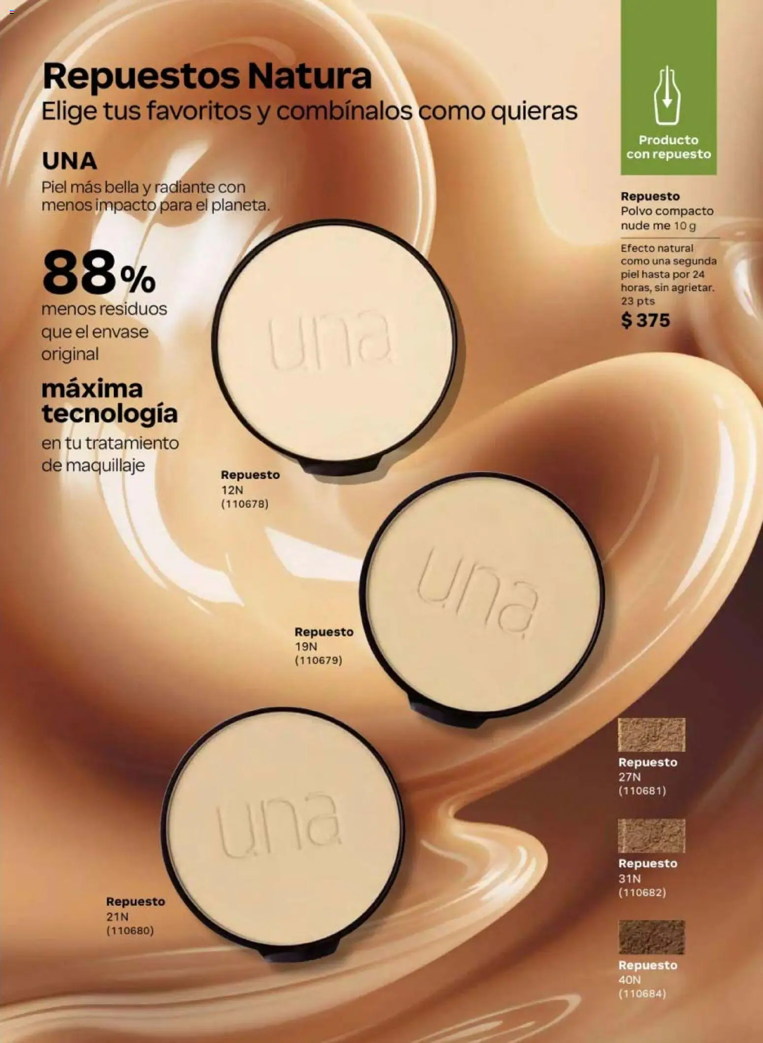 Nuevas ofertas de Natura válidas en toda la República Mexicana desde el 13.03.2026. ¡Encuentra las mejores ofertas en Natura campaña 5 2026! | Página: 149 | Productos: Polvo compacto, Radiante, Maquillaje, Polvo