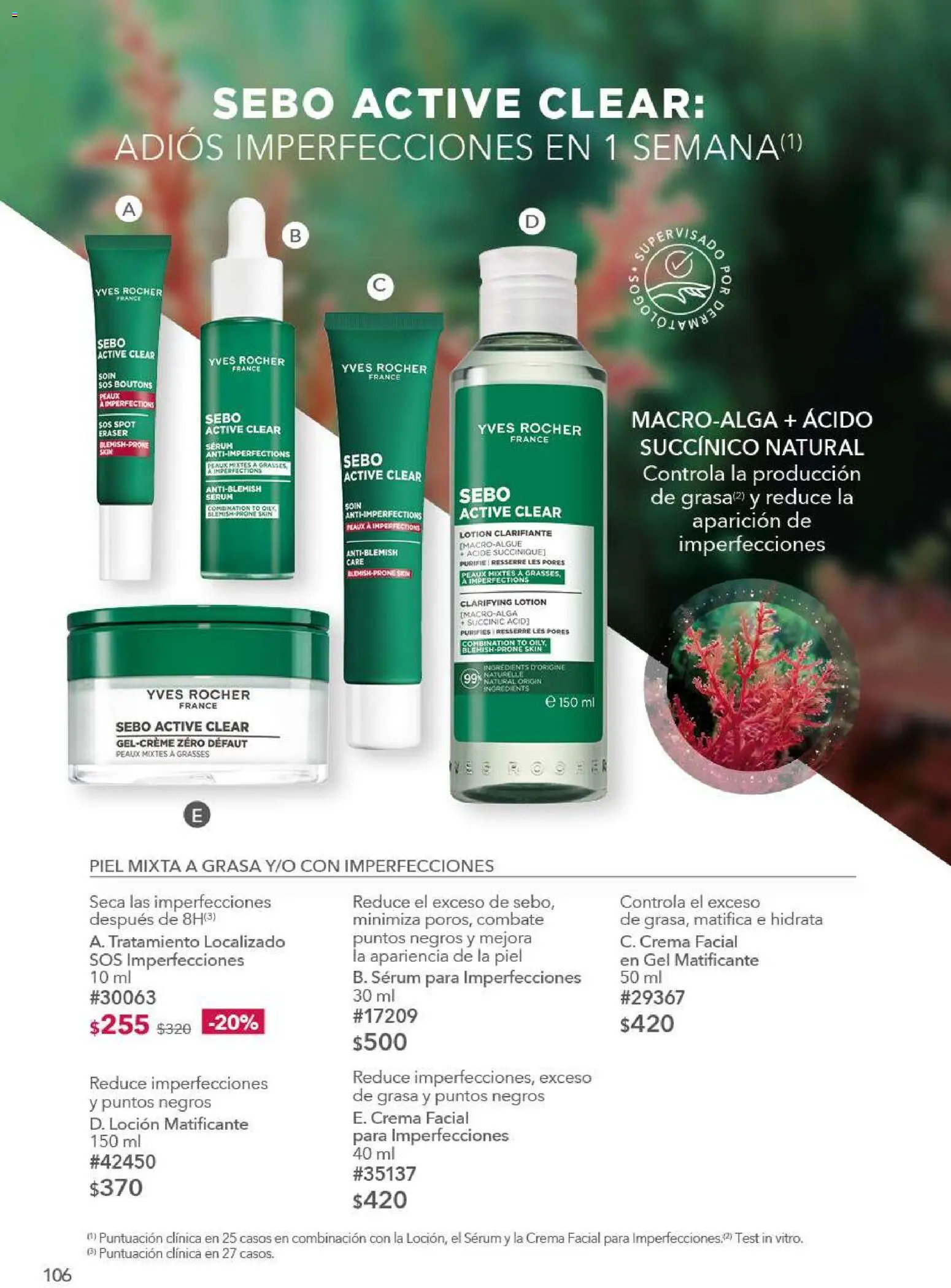 Nuevas ofertas de Yves Rocher válidas en toda la República Mexicana desde el 09.12.2025. ¡Encuentra las mejores ofertas en Yves Rocher campaña 17 2025! | Página: 108 | Productos: Serum, Crema, Loción