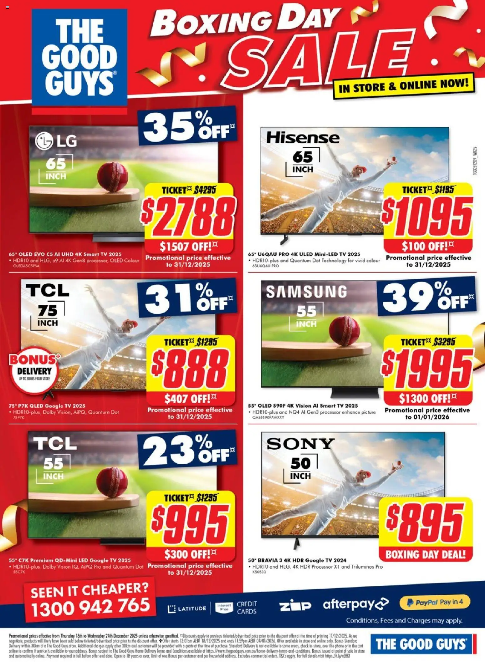 The Good Guys catalogue - valid from 17.12.2025 | Page: 3 | Products: Household, Cart, Phone, Smart tv