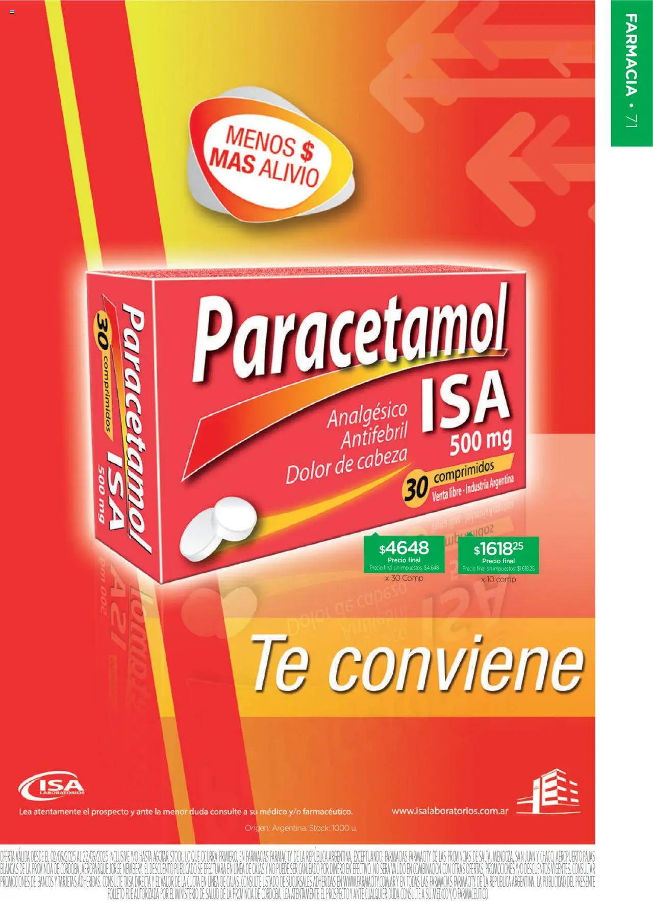 Farmacity catálogo │ válido desde el 02.09.2025 | Página: 71