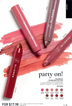 Preview of Avon weekly ads valid from 11.03.2026 | Page: 87 | Products: Wine, Suit, Cupcake