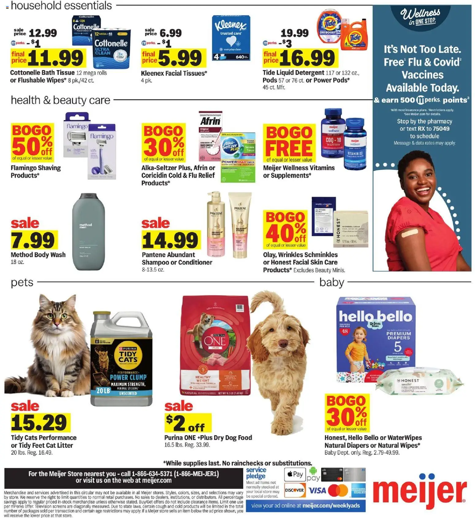 Meijer Weekly Ad - valid from 21.01.2026 | Page: 5 | Products: Vitamin, Cat Litter, Shampoo, Detergent