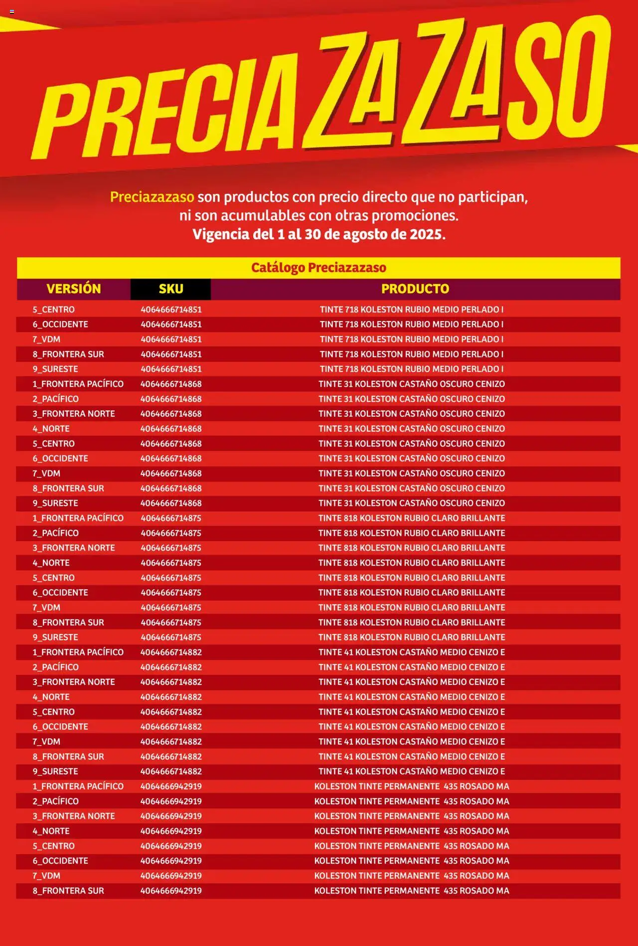 Nuevas ofertas de Soriana válidas en toda la República Mexicana desde el 01.08.2025. ¡Encuentra las mejores ofertas en Soriana - Catálogo Preciazazaso Mercado Nacional! | Página: 128